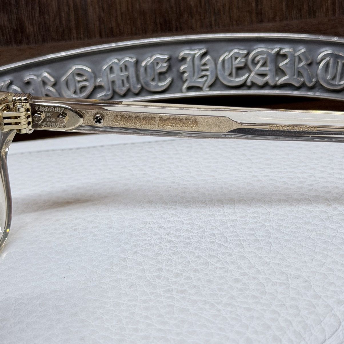 Chrome Hearts Chrome Hearts TRYPOLEAGAIN Glasses Size ONE SIZE - 8 Thumbnail