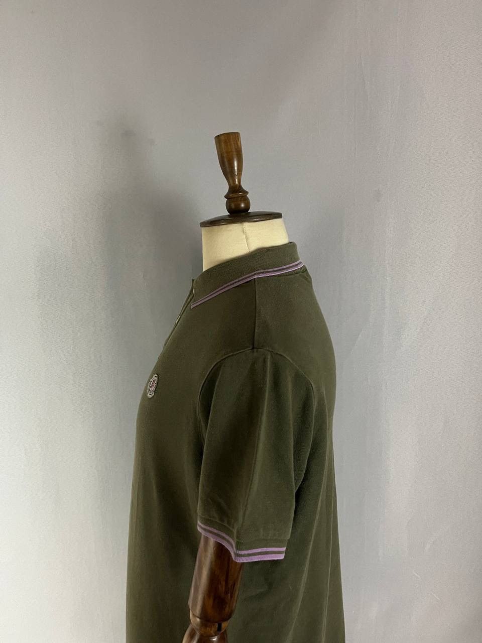 Moncler Moncler Polo Tee T Shirt Olive Size US XL / EU 56 / 4 - 6 Thumbnail