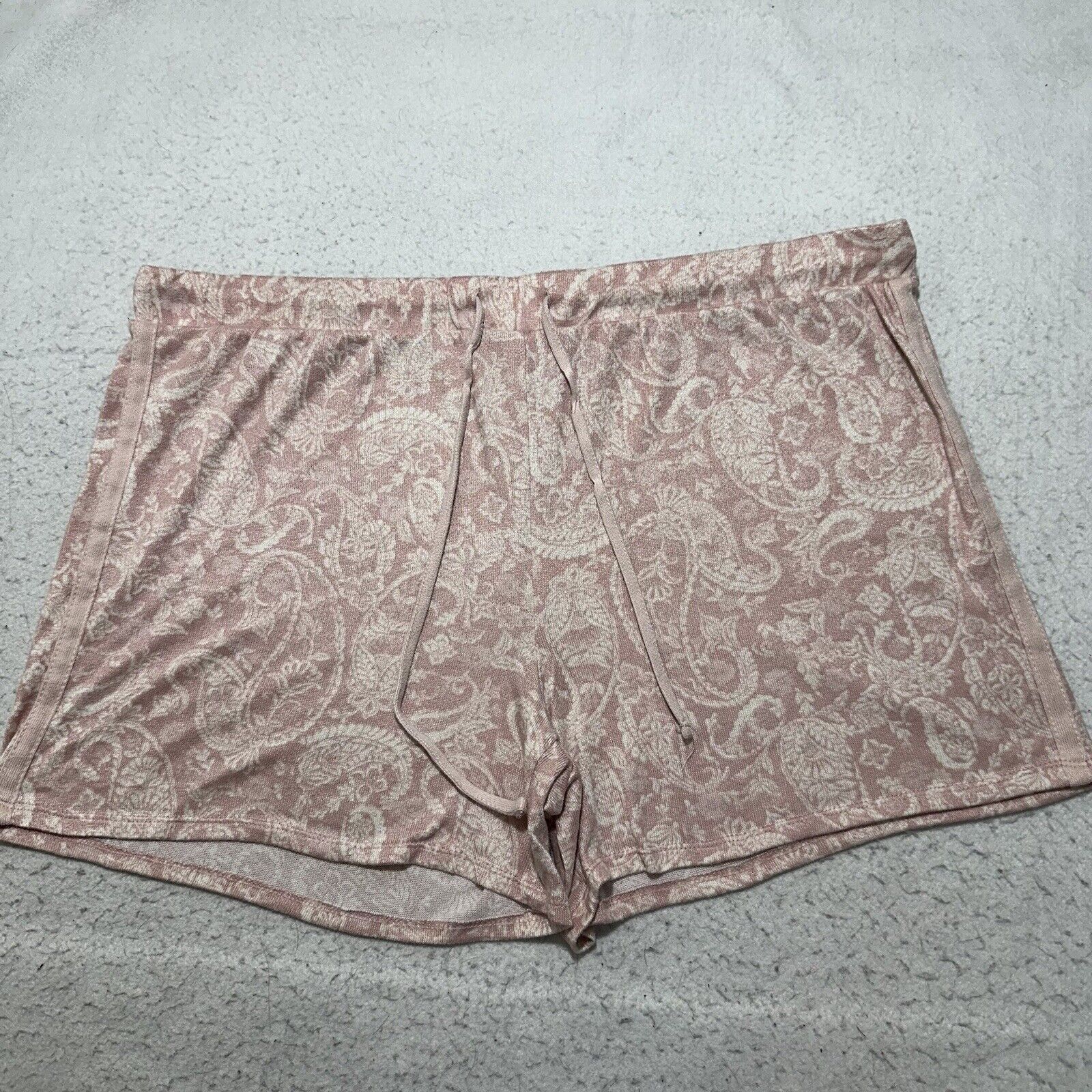 Lucky Brand Lucky Brand XXL Sweat Shorts 4” Inseam Sleepwear Pink Floral Size 42" / US 20 - 1 Thumbnail