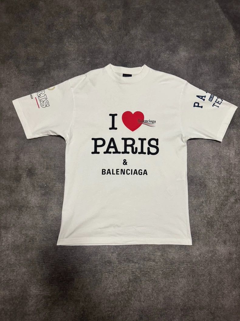 Balenciaga Balenciaga Coke Paris white short sleeves Size US XS / EU 42 / 0 - 1 Thumbnail