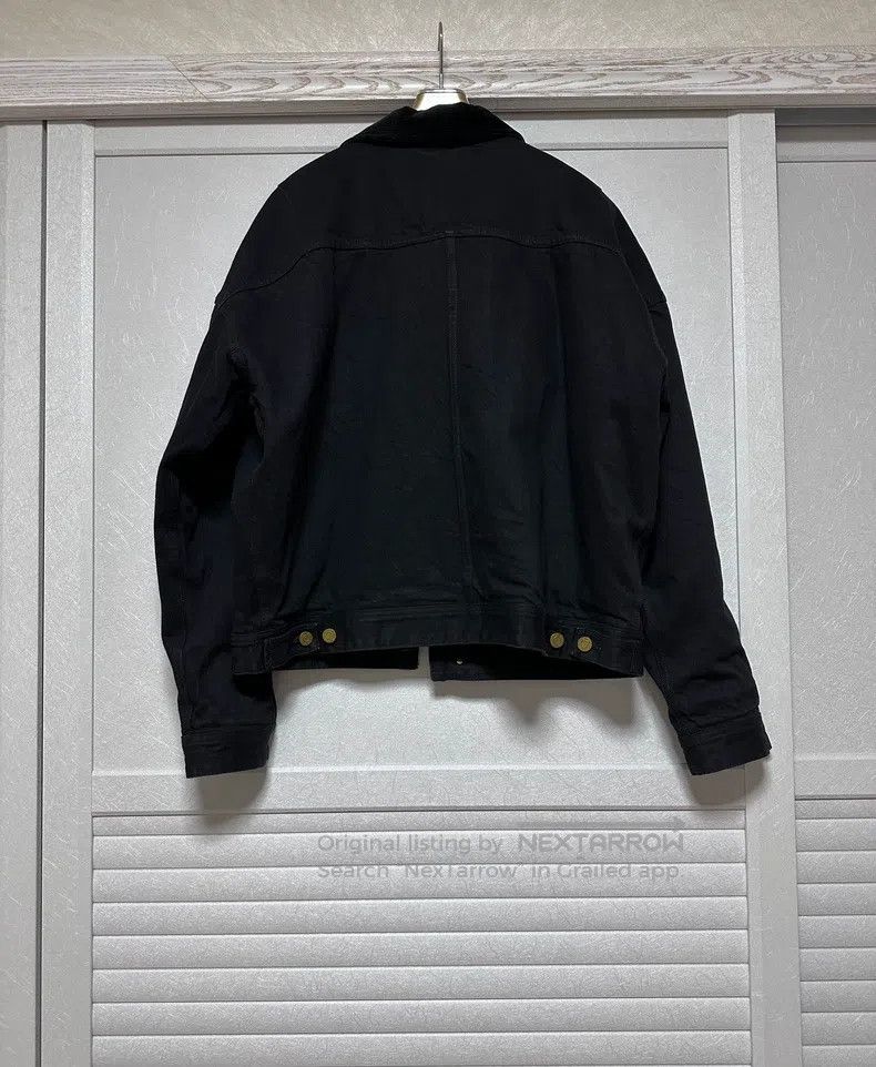 Fear of God Fear of God Black heavy lambswool denim jacket Size US M / EU 48-50 / 2 - 3 Thumbnail
