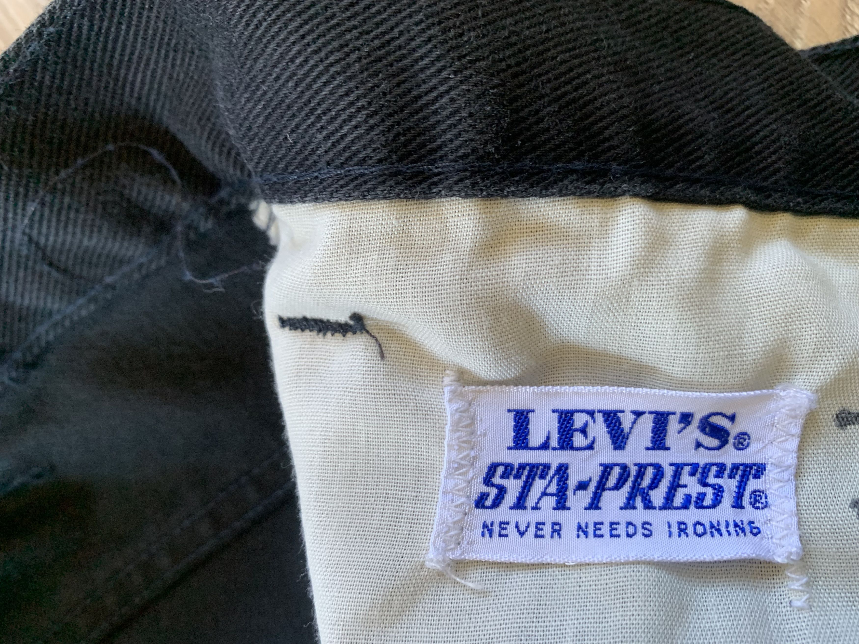 Levi's Rare Mens Levi's 518 Sta Prest Black Tab Jeans Size US 34 / EU 50 - 9 Thumbnail