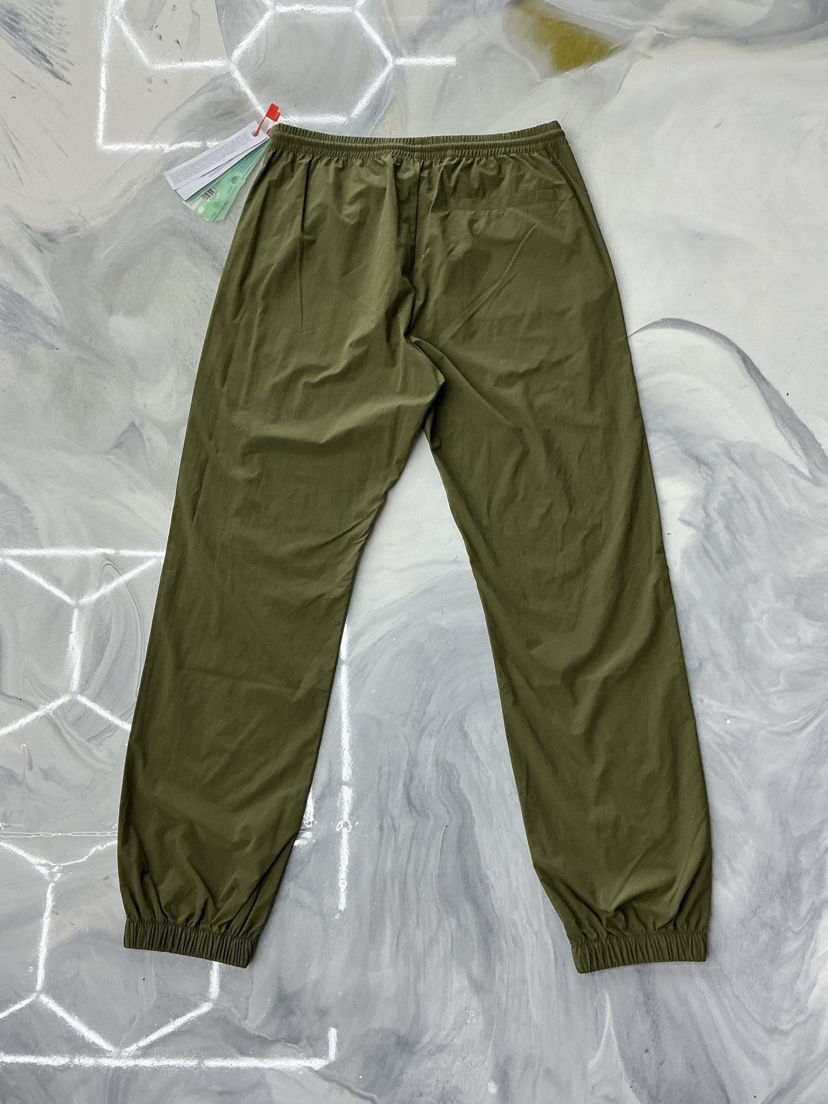 Off-White Off White Track Pants Olive Green Size L Size US 34 / EU 50 - 2 Thumbnail