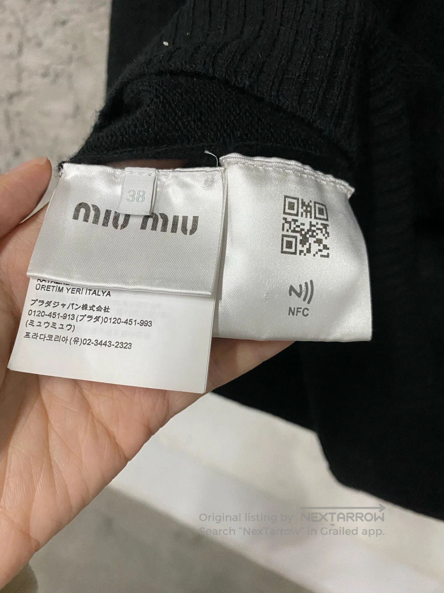 Miu Miu Miumiu Cashmere Sweater. Size S / US 4 / IT 40 - 6 Thumbnail