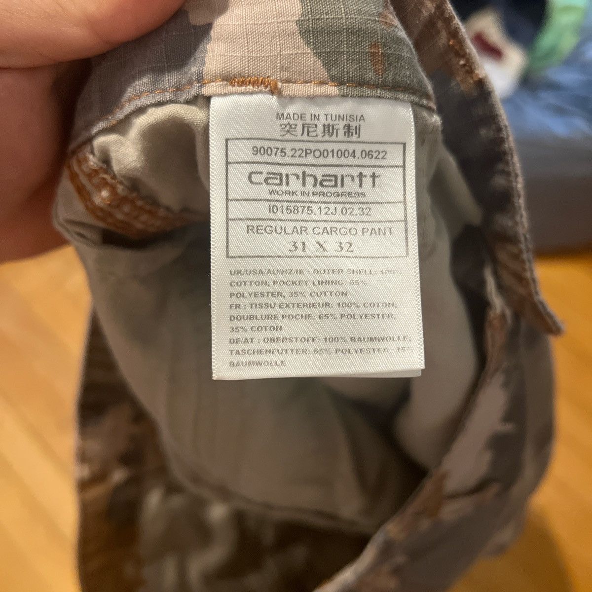Carhartt Wip Carhartt WIP Camo Cargo Pants Size US 31 - 2 Thumbnail