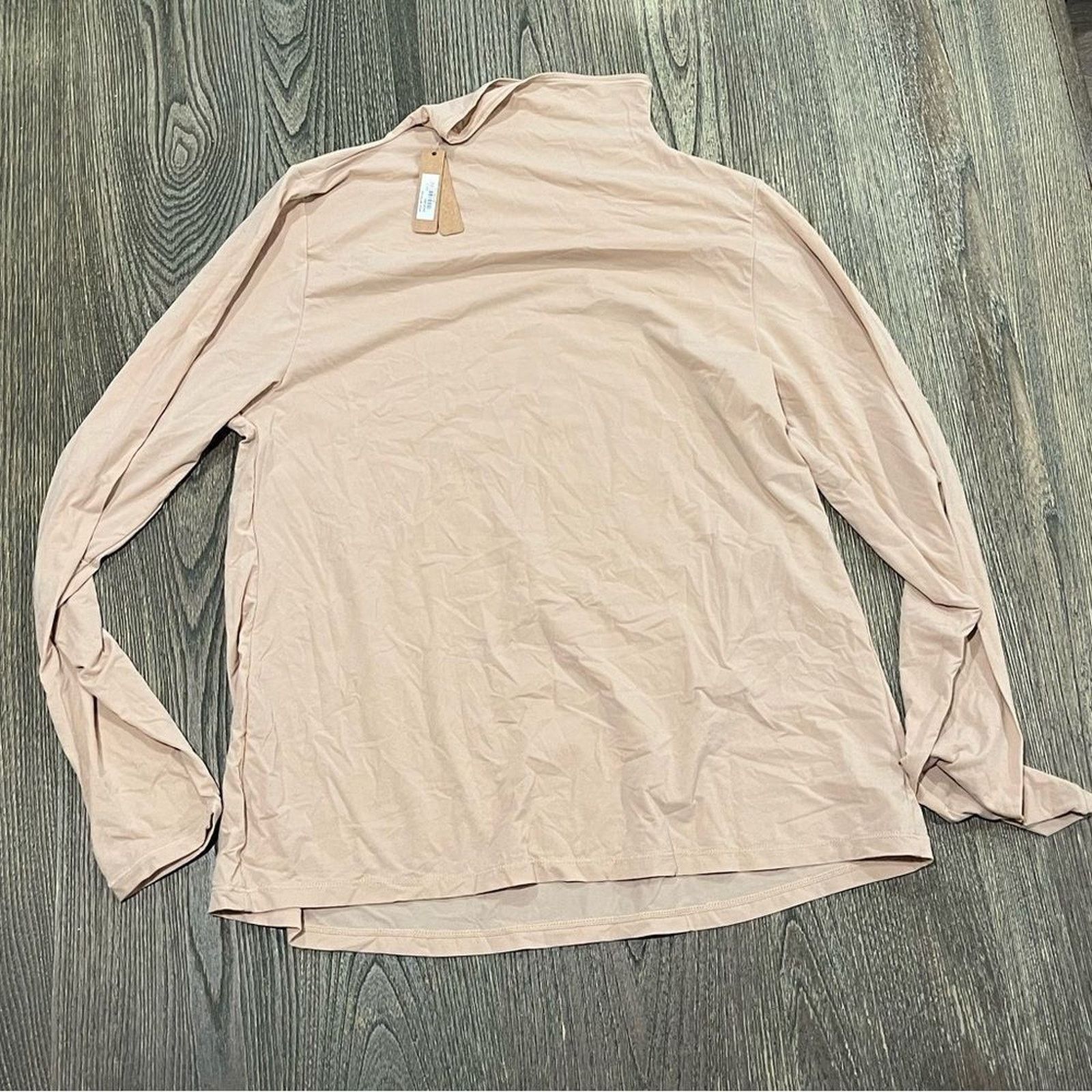 SKIMS NWT Skims Fits Everybody Turtleneck Top Long Sleeve 3X Size 3XL / US 20-22 - 3 Thumbnail