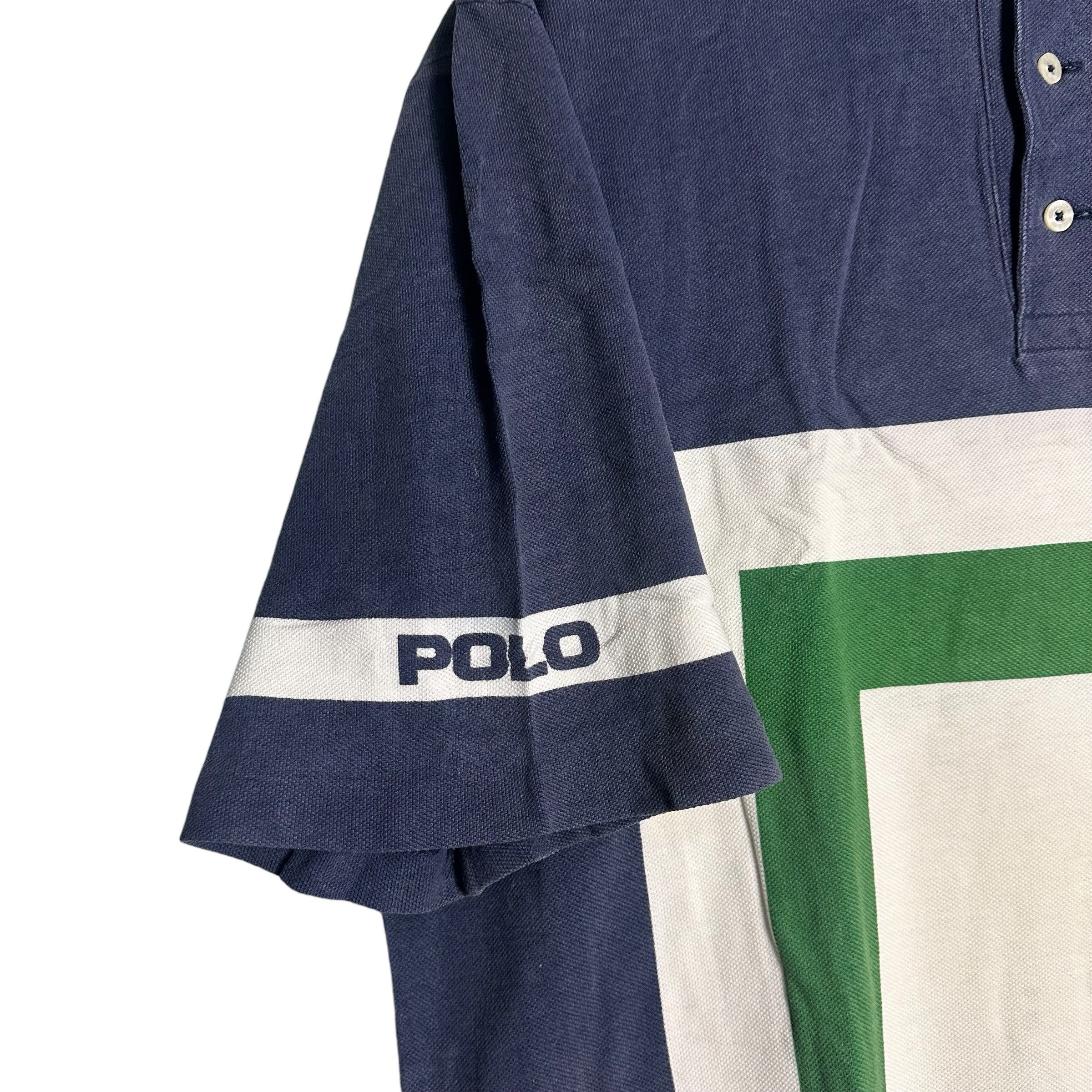 Polo Ralph Lauren 🔥RARE🔥Vintage Polo Ralph Lauren Abstract Polo Shirt Size US L / EU 52-54 / 3 - 3 Thumbnail