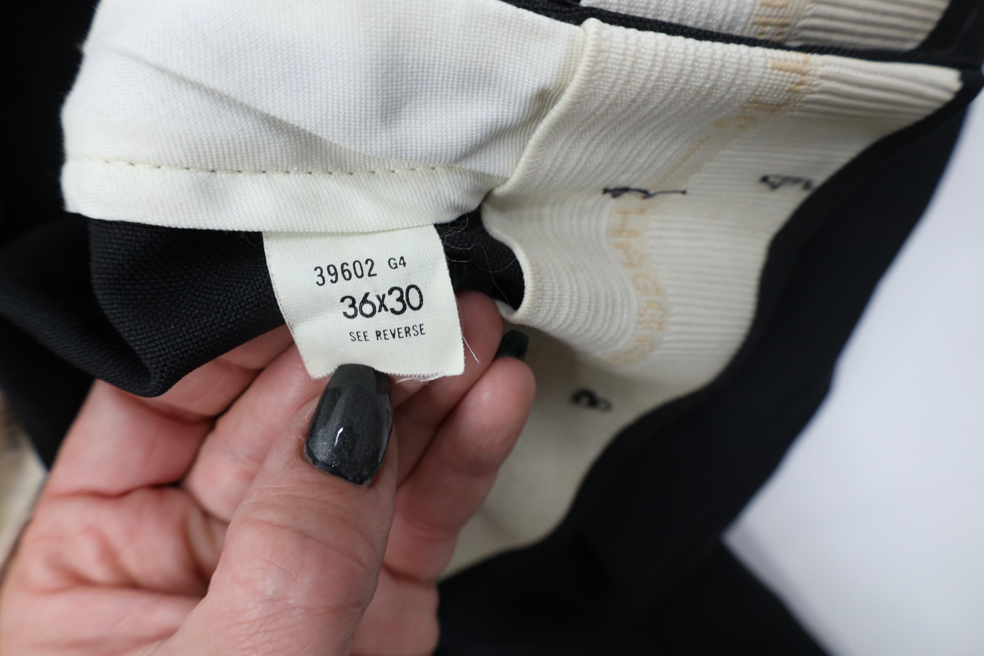 Vintage Vintage 70s Streetwear Flared Wide Leg Chino Pants Black USA Size US 36 / EU 52 - 11 Thumbnail