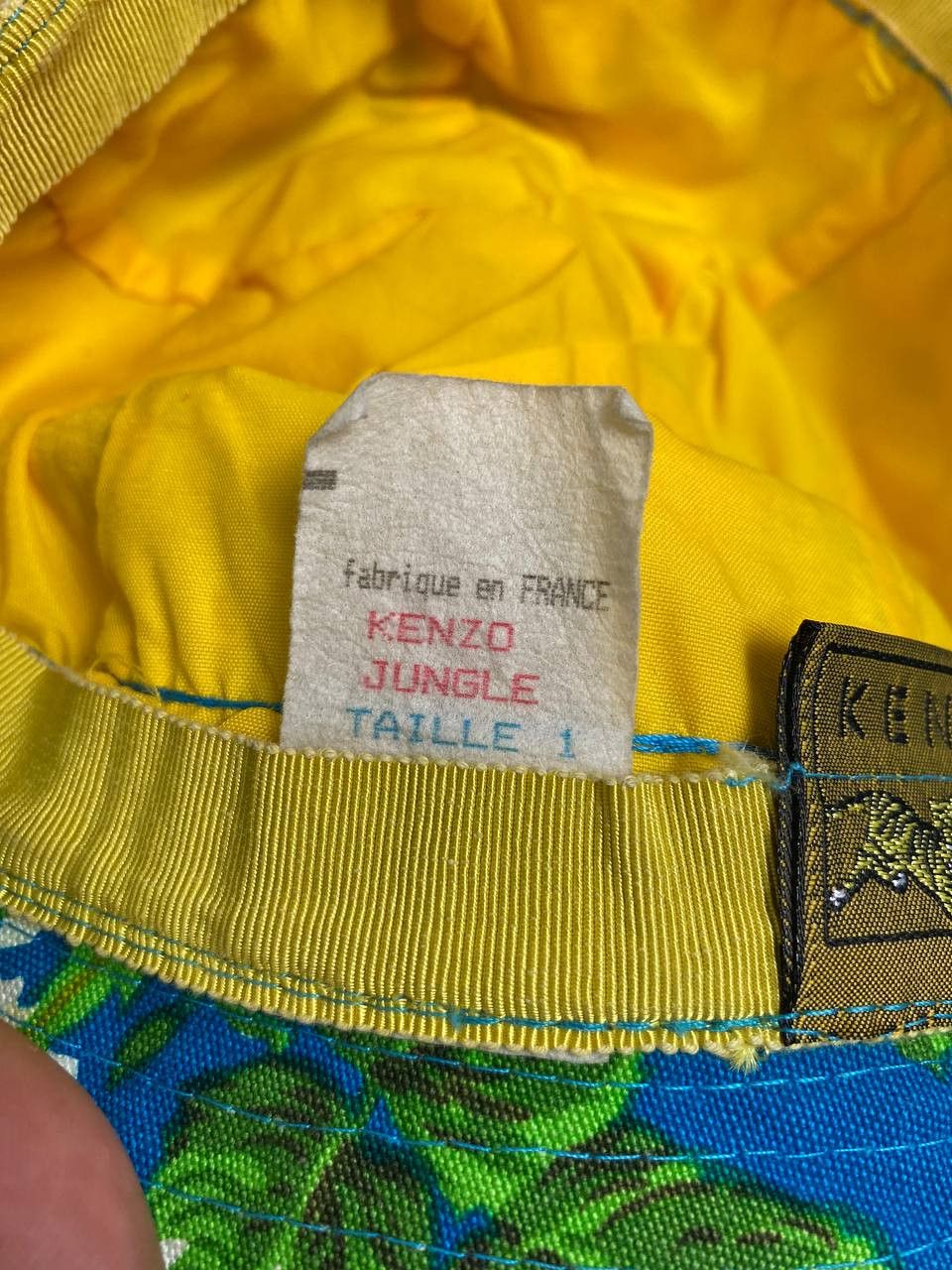 Kenzo vintage kenzo jungle all over print hat nice design Size ONE SIZE - 7 Thumbnail