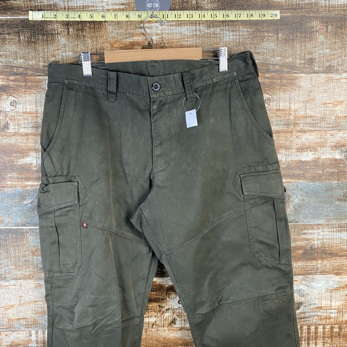 Japanese Brand DL Burtle Green Cargo Multipocket Pants #C989 Size US 33 - 4 Thumbnail