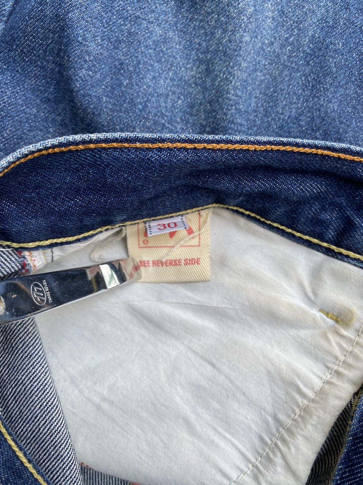 Japanese Brand × Vintage FLARE🔥 japanese brand mighty evisu daicock jeans Size US 30 / EU 46 - 14 Thumbnail