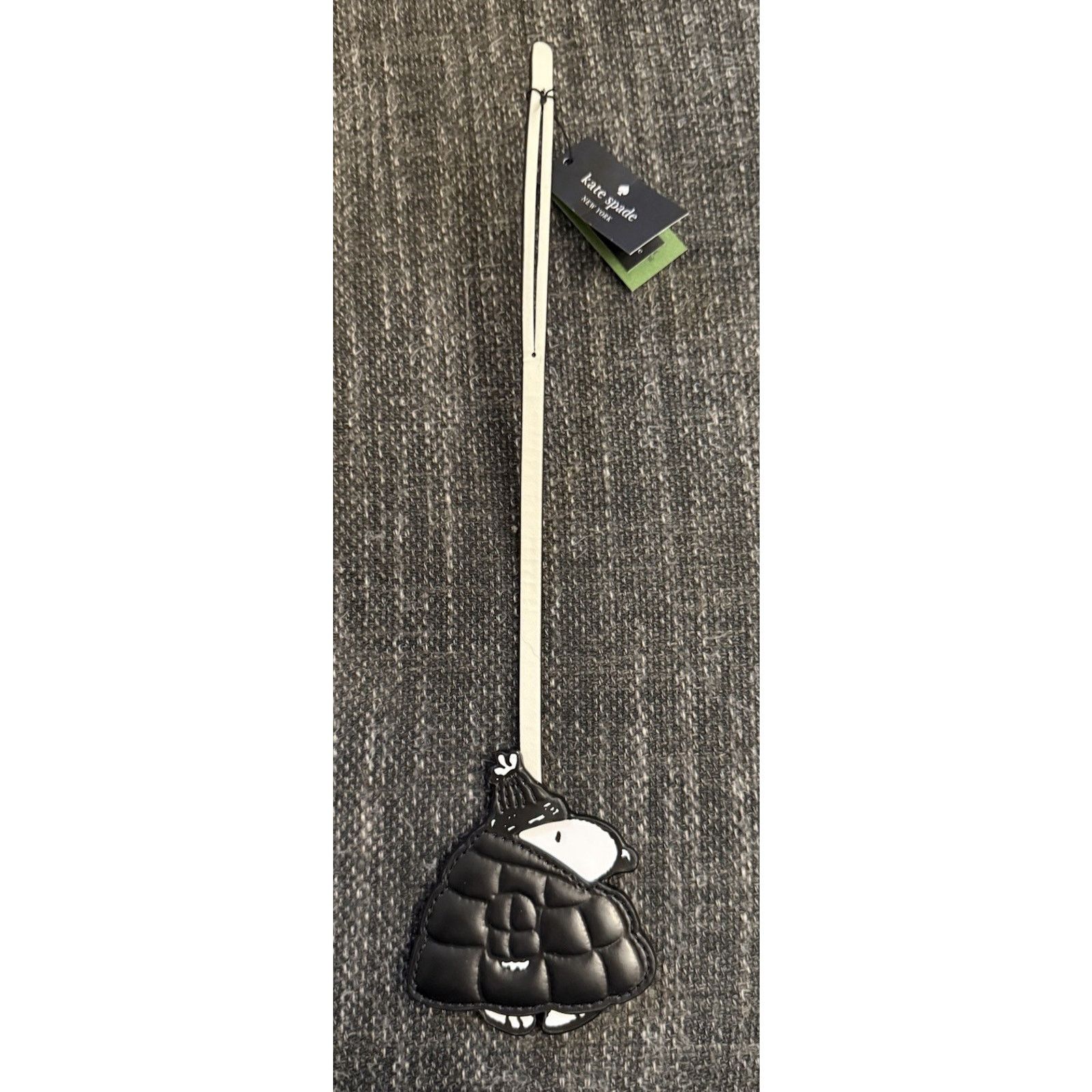 Jack Spade NWT PEANUTS X KATE SPADE LEATHER SNOOPY BAG CHARM KEY FOB Size ONE SIZE - 2 Thumbnail