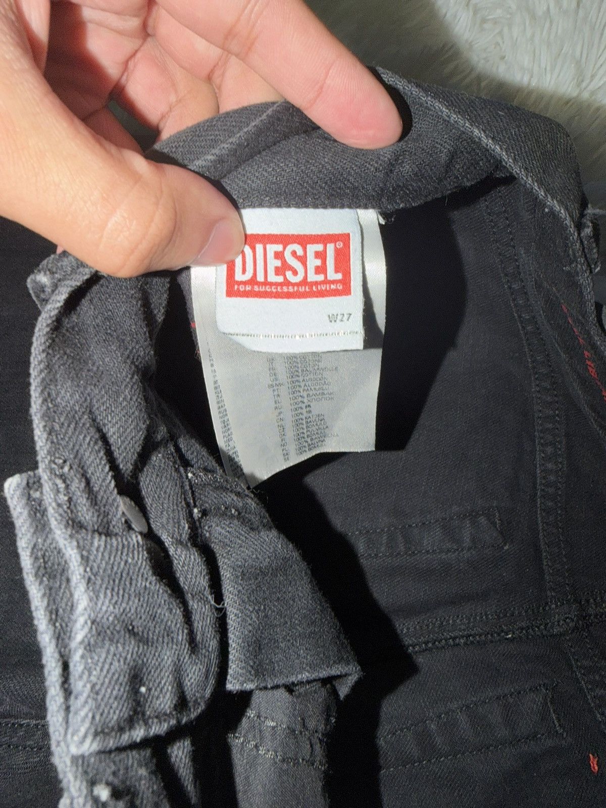 Diesel Flared/baggy diesel denim/jeans Size US 27 - 4 Thumbnail
