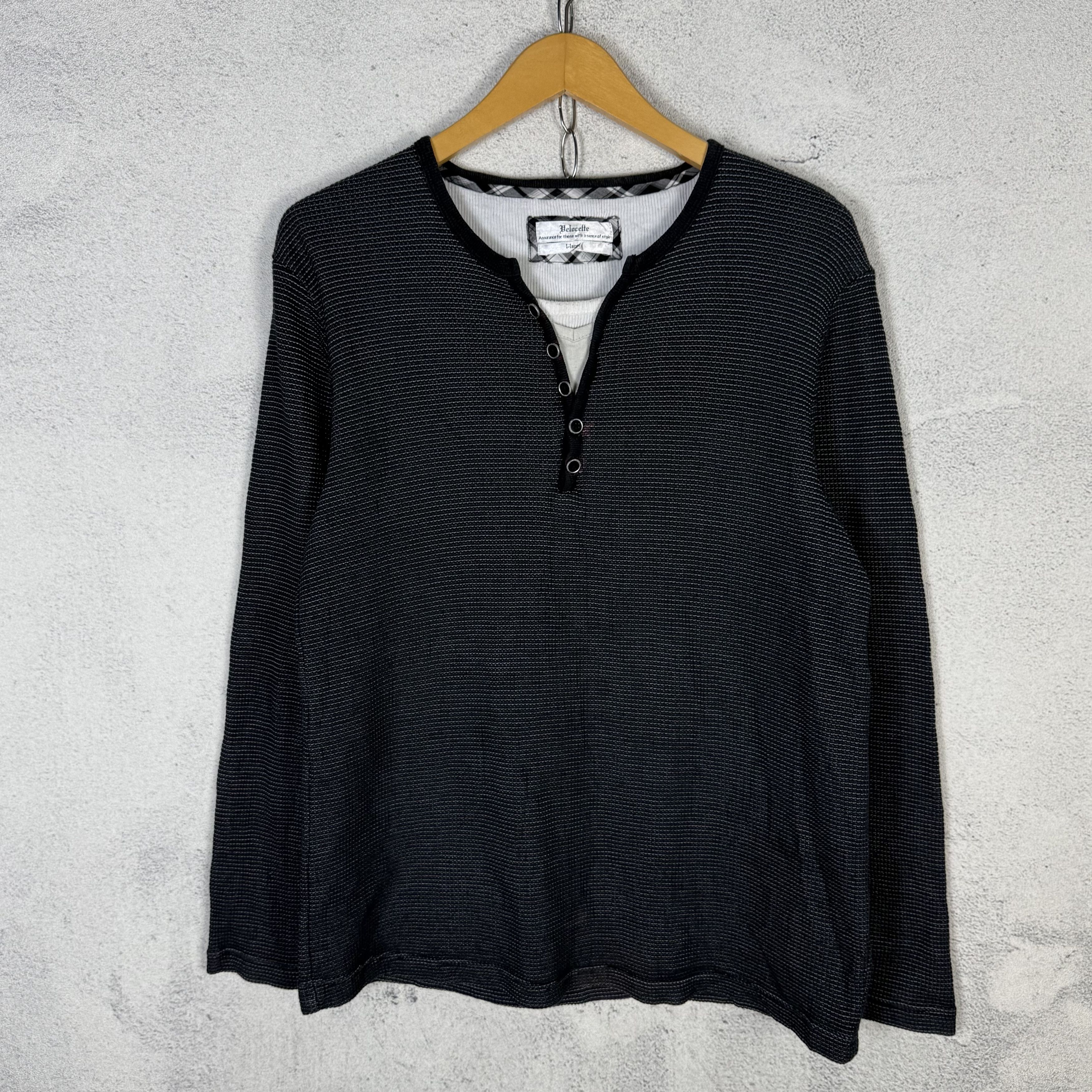 Japanese Brand Velocette Double Layer Waffle Shirt Size US L / EU 52-54 / 3 - 1 Thumbnail