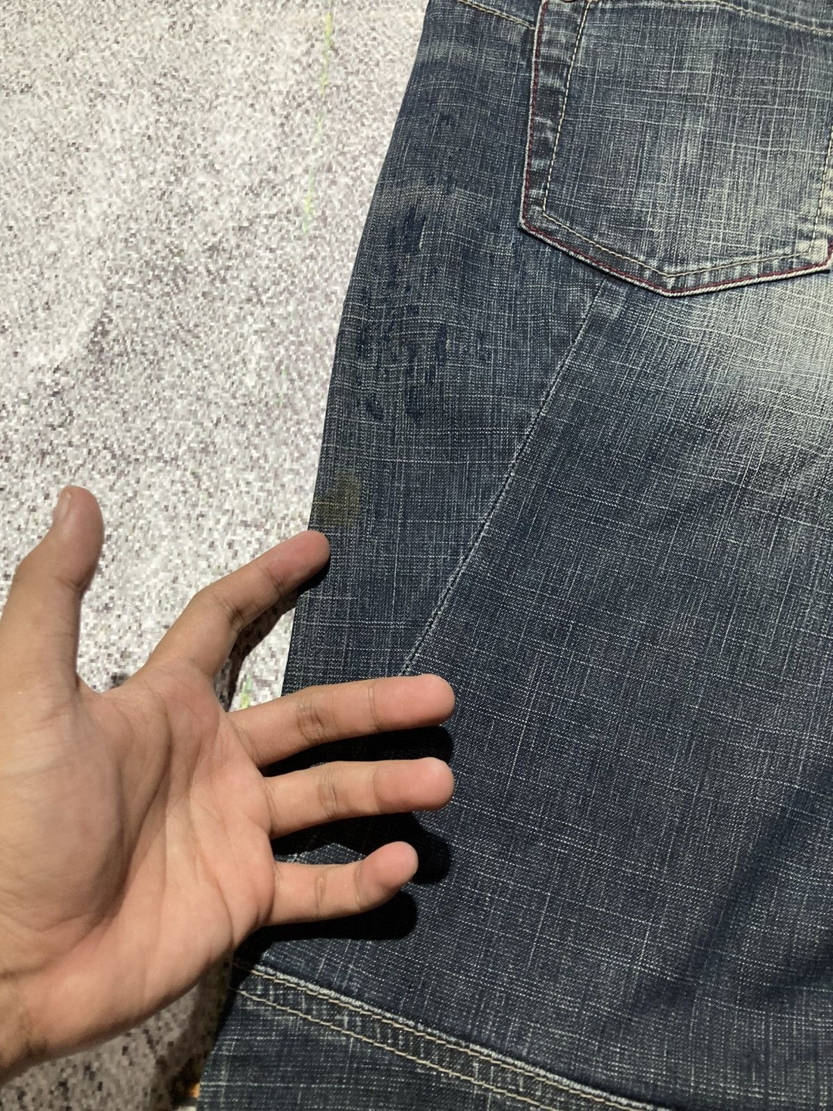 Marithe + Francois Girbaud 2000s Marithe + Francois Girbaud Distressed Bootcut Jeans Size US 29 - 17 Thumbnail