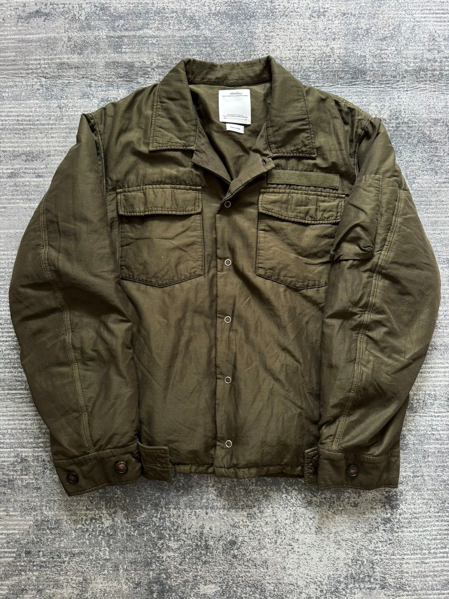 Visvim VISVIM 23AW HELI CREW DOWN SHIRT -DMC Size US S / EU 44-46 / 1 - 1 Thumbnail