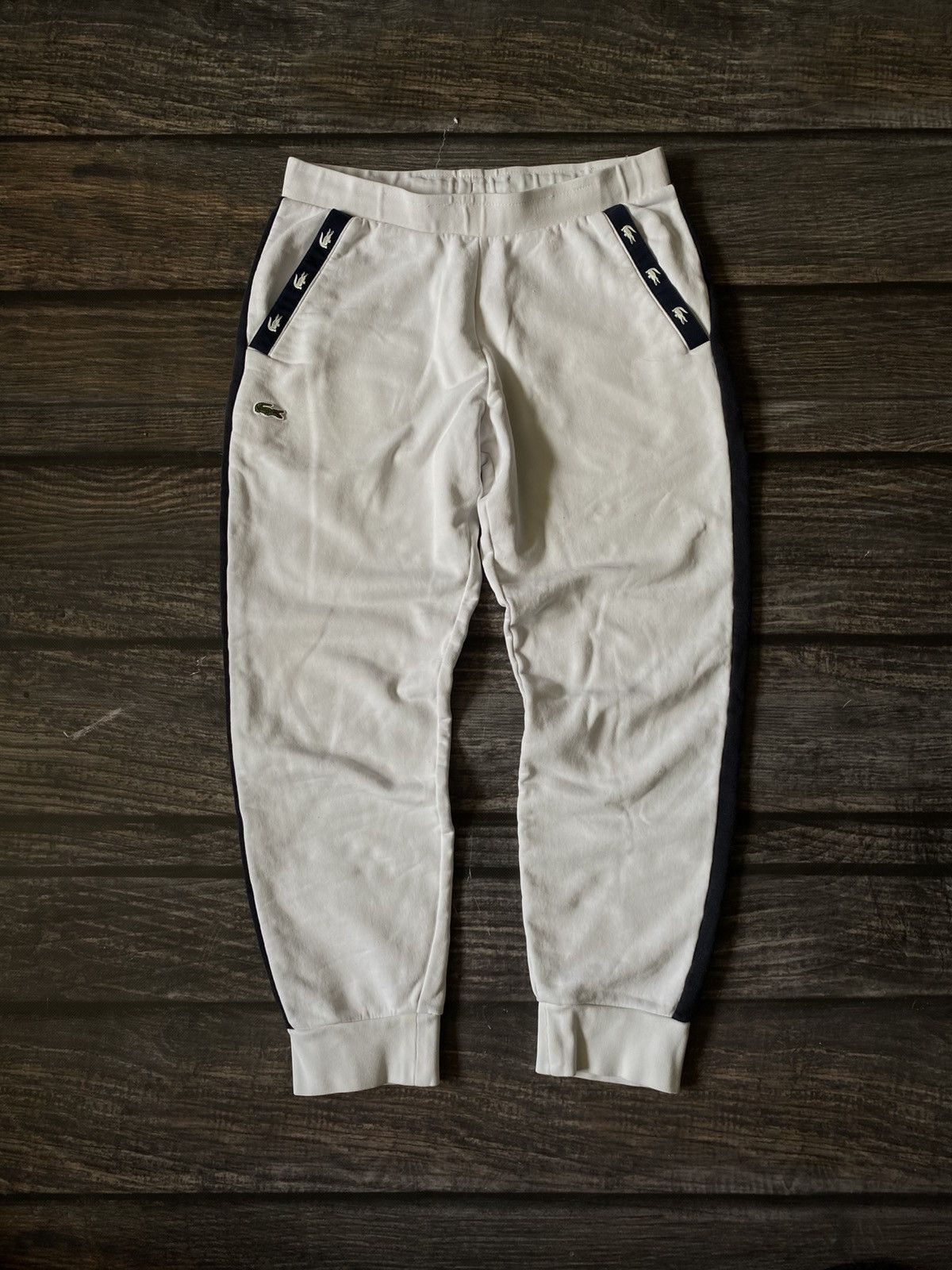 Lacoste × Vintage Lacoste premium sweatpants casual Size US 32 / EU 48 - 1 Thumbnail