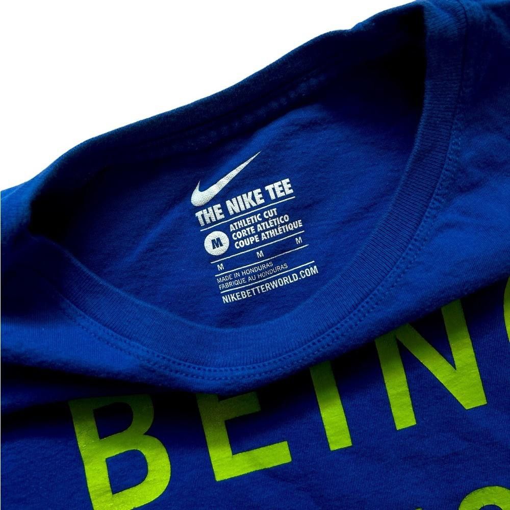 Nike Women’s Blue Nike Tee athletic cut short sleeve Size M / US 6-8 / IT 42-44 - 3 Thumbnail