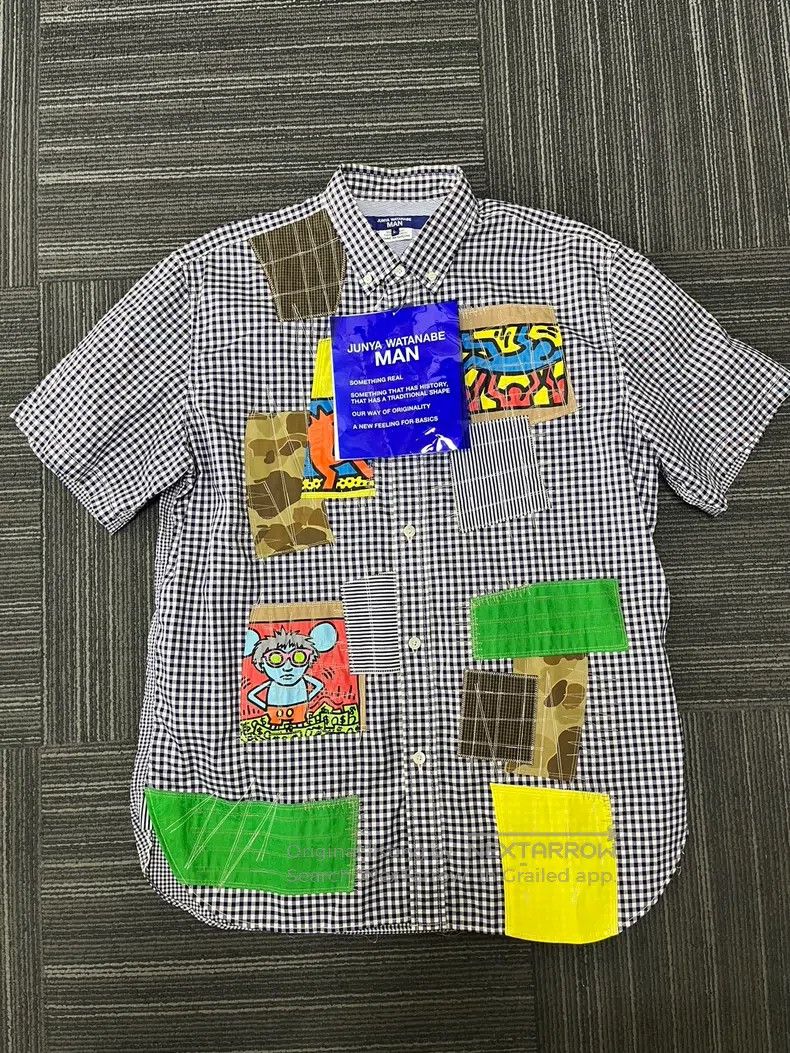 Junya Watanabe Junya Watanabe Patchwork shirt Size US L / EU 52-54 / 3 - 1 Thumbnail