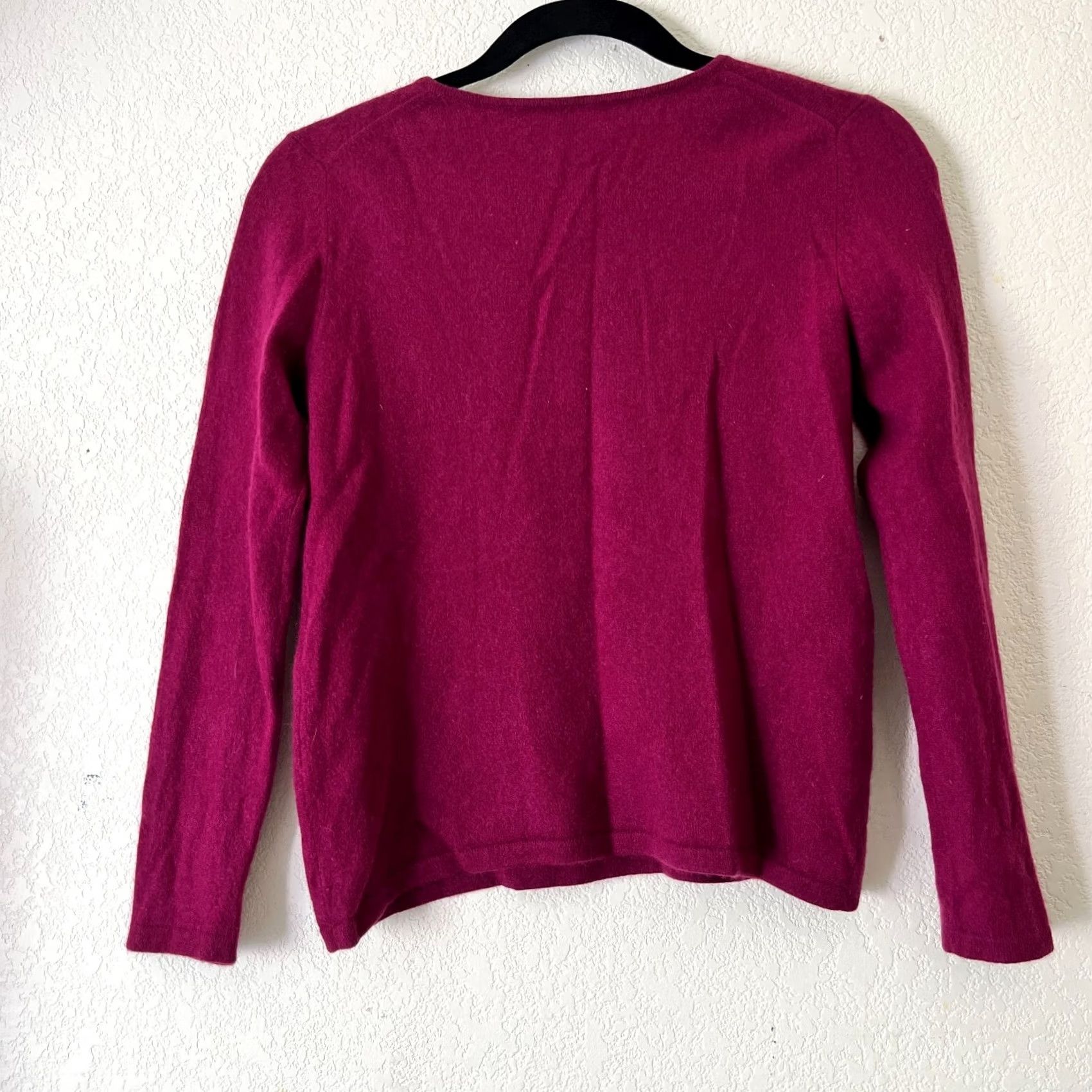 Charter Club Charter Club Womens Red 2-Ply Cashmere Knit V-Neck Sweater Pullover M Casual Comfortable Knitwear Size M / US 6-8 / IT 42-44 - 2 Thumbnail