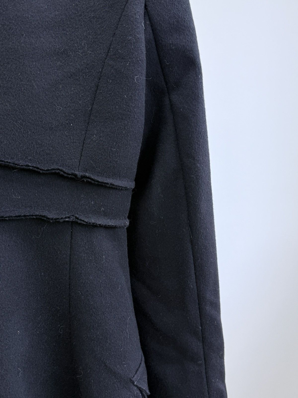 Roberto Cavalli Roberto Cavalli Class Black Wool Mix Coat Size S / US 4 / IT 40 - 7 Thumbnail