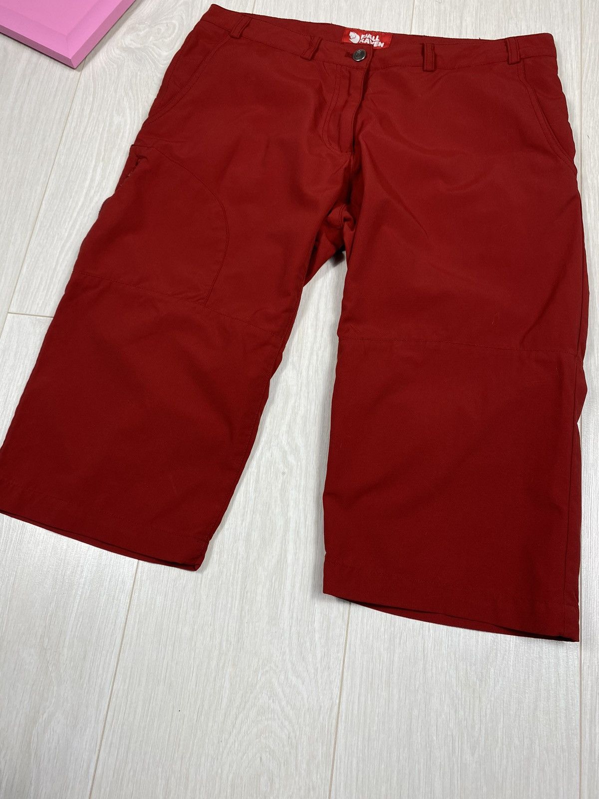 Fjallraven × Vintage Fjallraven Red Long Shorts Size 28" / US 6 / IT 42 - 3 Thumbnail
