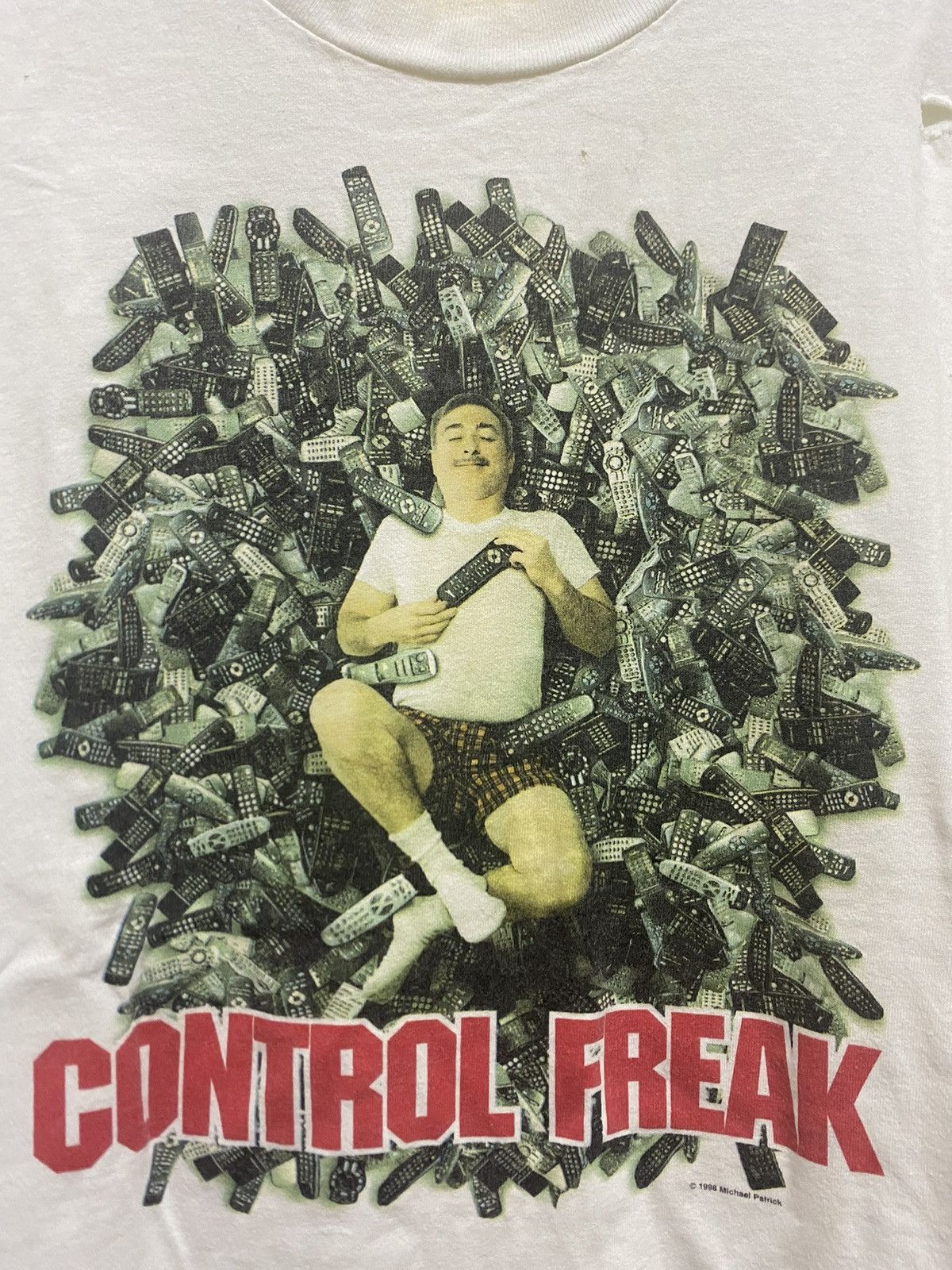 Vintage Vintage 90’s Control Freak Distressed Tee Size US L / EU 52-54 / 3 - 2 Thumbnail