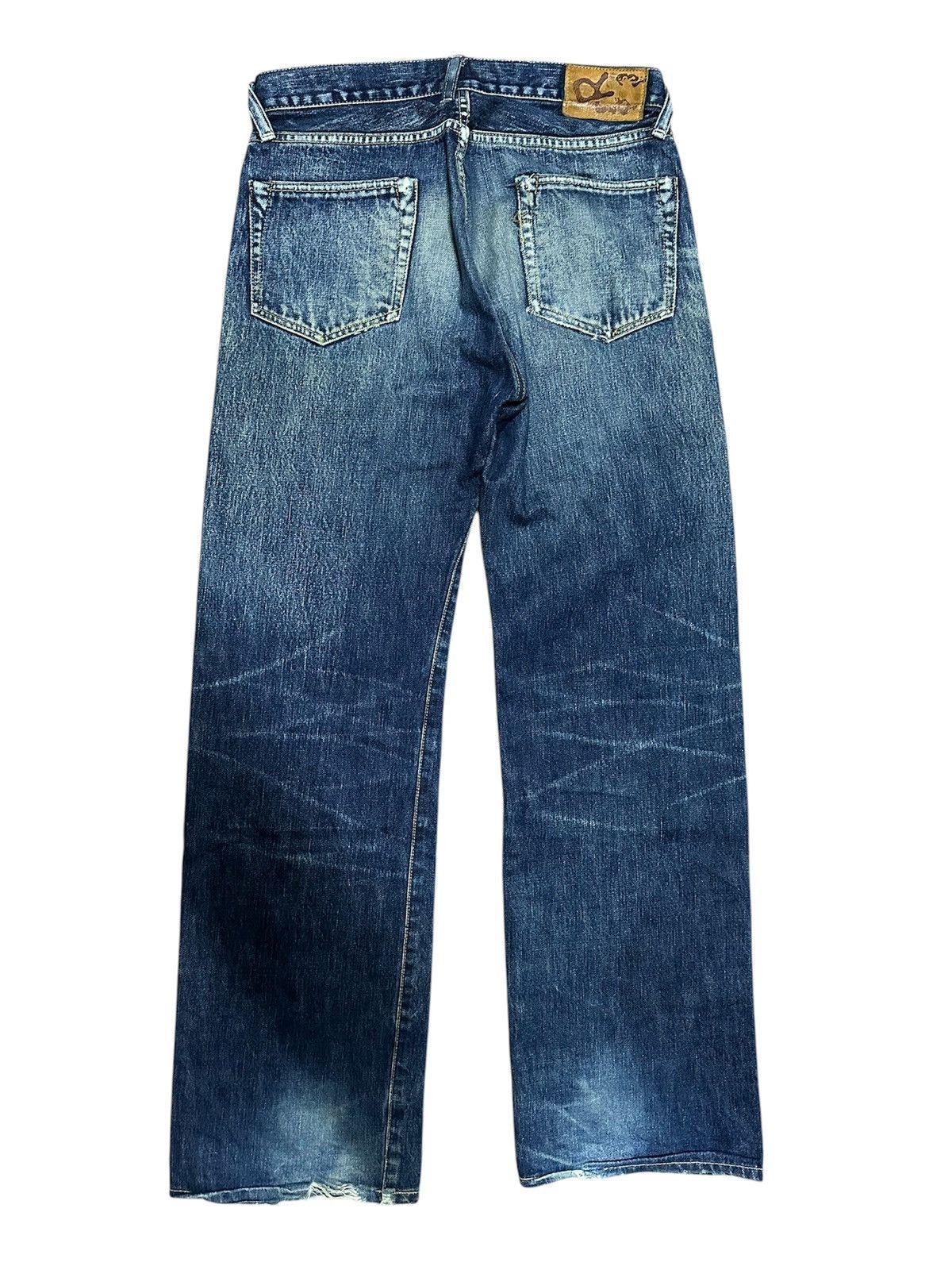 45rpm R by 45Rpm Indigo Blue Selvedge Denim Jeans Size US 31 - 2 Thumbnail