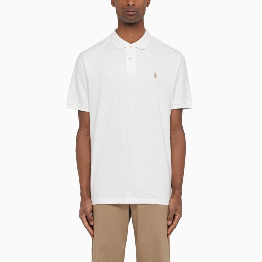 image of Polo Ralph Lauren O1D2Blof0524 Polo Shirts In White, Men's (Size Large)