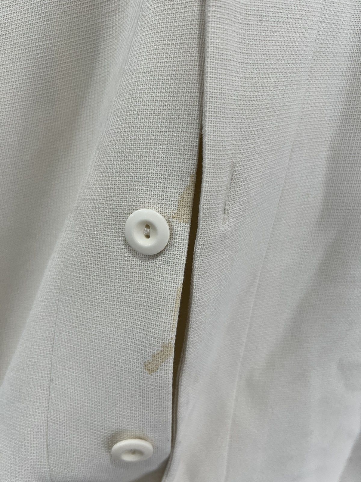 Sandro Sandro Paris Short Sleeve Cream Button Shirt camp collar Size US M / EU 48-50 / 2 - 6 Thumbnail