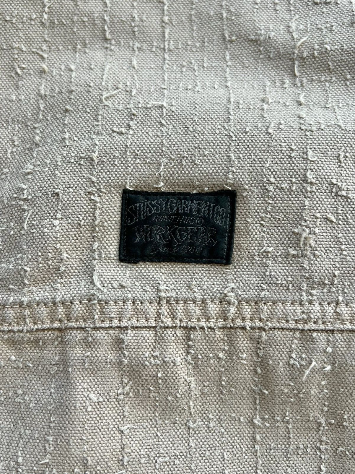 Stussy Stussy Canvas Needlepunch Work Jacket “Khaki” XL Size US XL / EU 56 / 4 - 6 Thumbnail