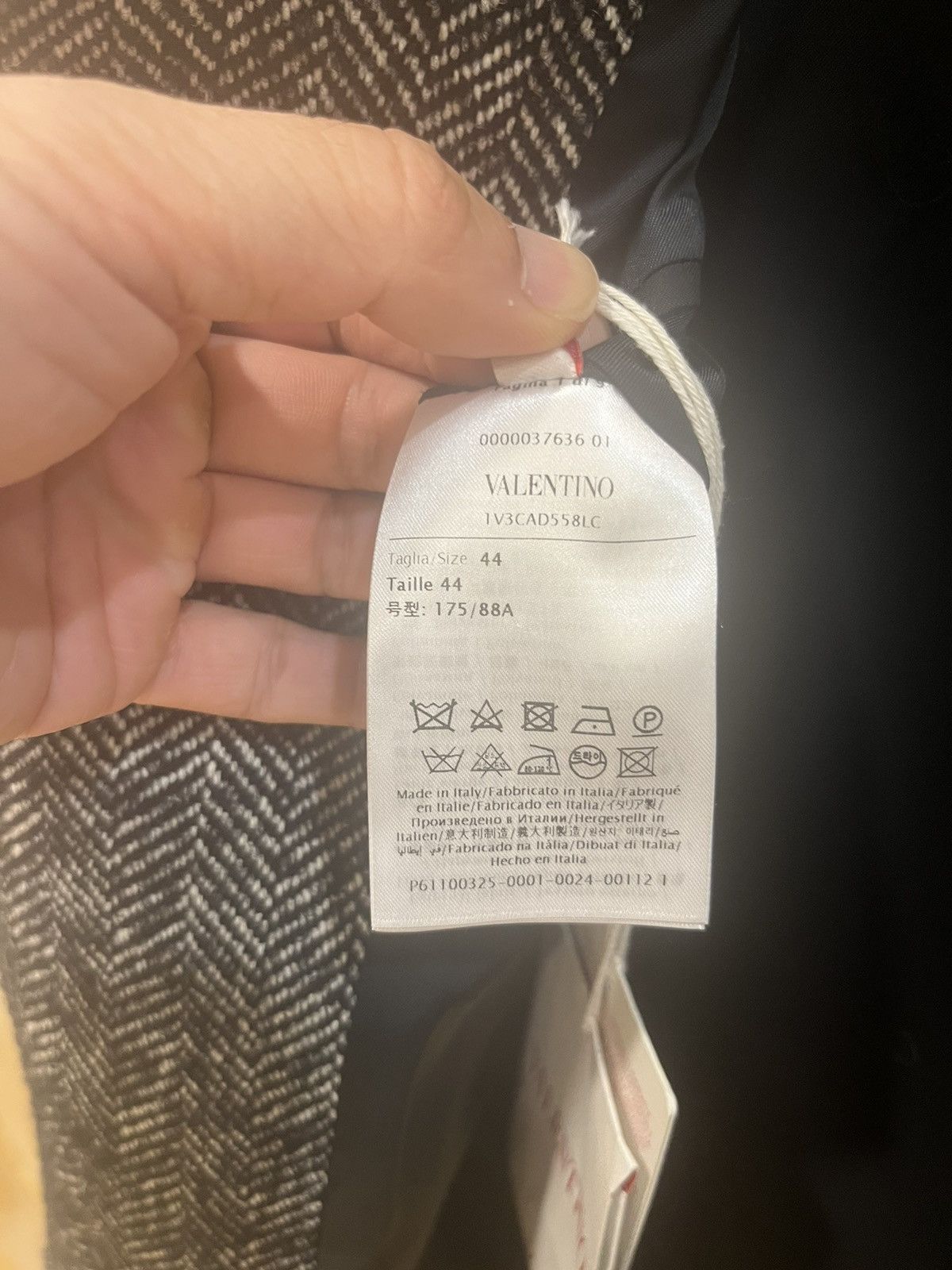 Valentino Valentino Garavani Herringbone single-breasted Coat size 44 Size US S / EU 44-46 / 1 - 17 Thumbnail