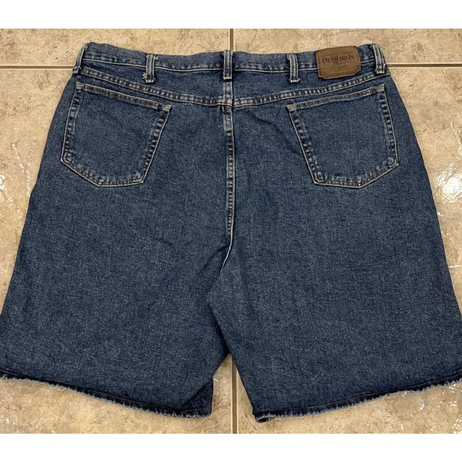 Wrangler VINTAGE Wrangler Relaxed Denim 10" Shorts Jeans Bermuda Jorts 100% Cotton Mens 44 Denim Blue Size US 44 / EU 60 - 2 Thumbnail