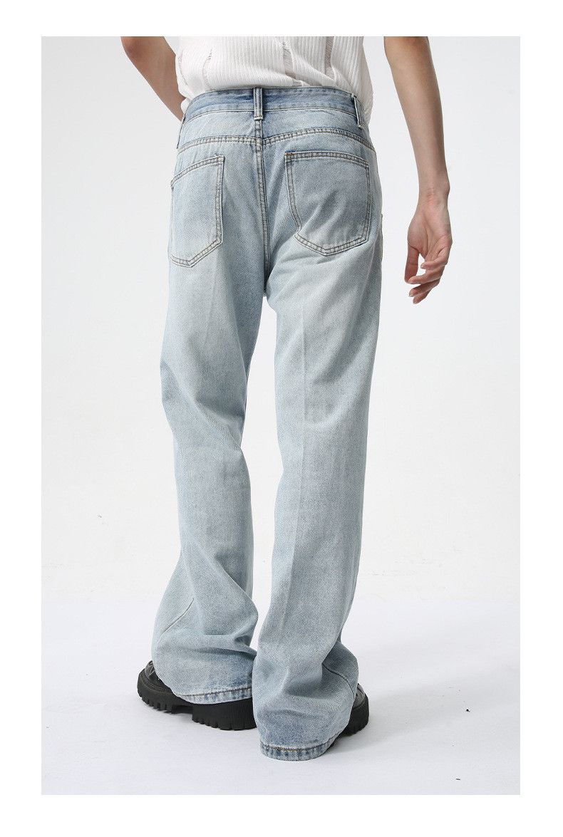 Japanese Brand × Jean Simple casual light blue washed bootcut jeans Size US 33 - 5 Thumbnail
