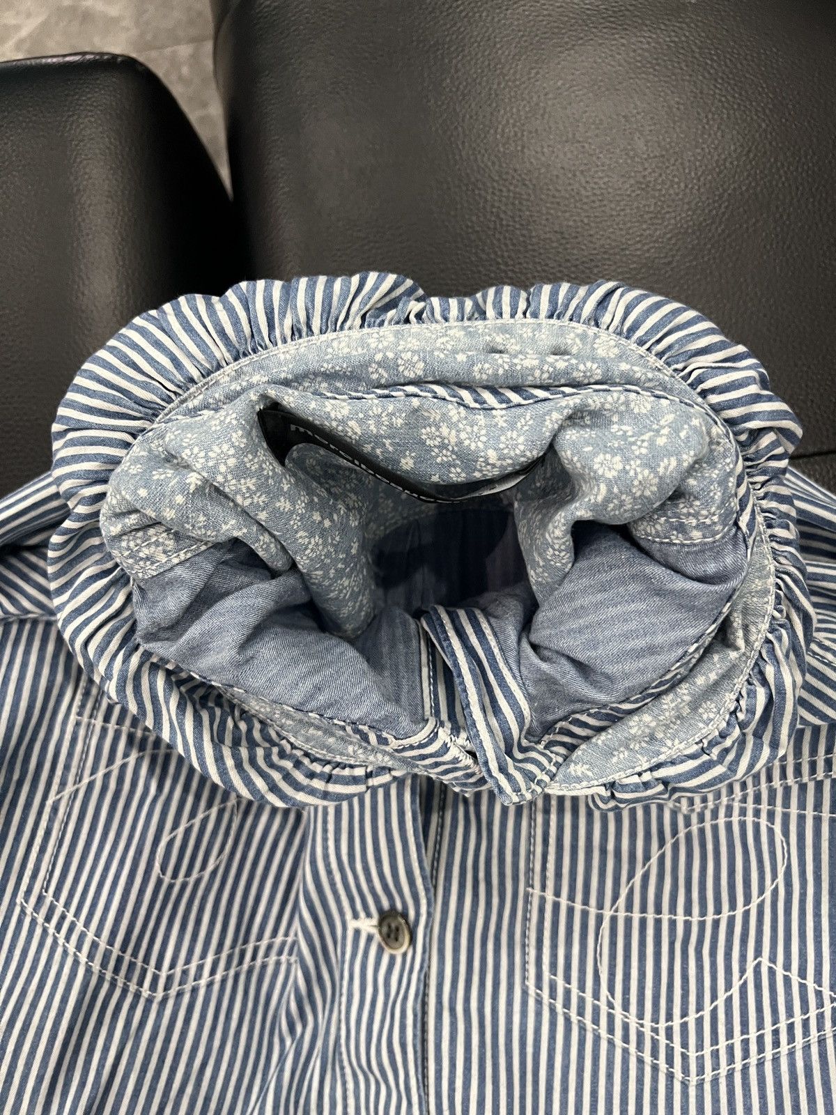 mercibeaucoup mercibeaucoup, Stripe Patchwork Button Shirt Size US S / EU 44-46 / 1 - 7 Thumbnail