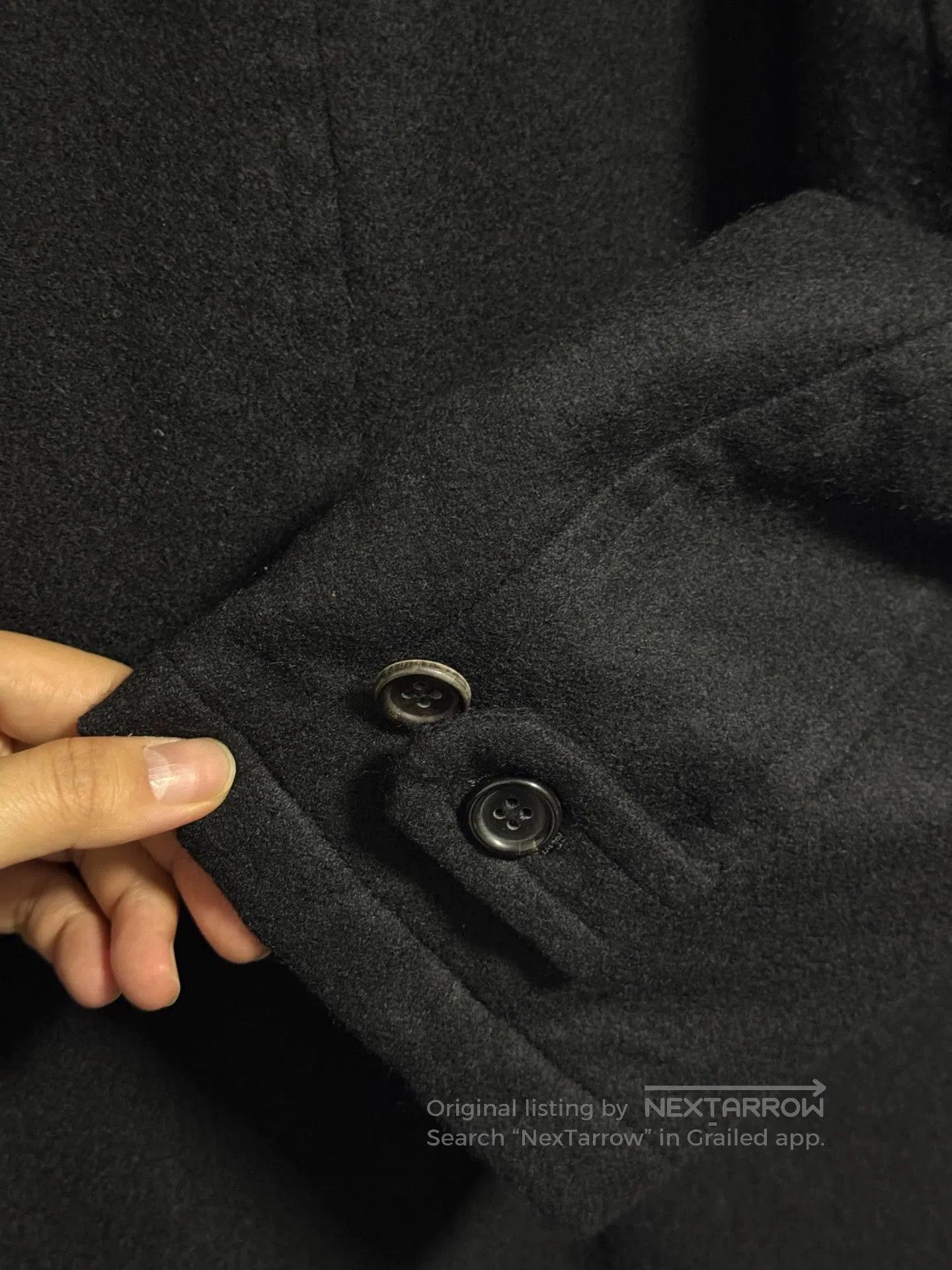 Comme des Garcons CDG 1996AW Patent Collar Wool Coat Jacket. Size US M / EU 48-50 / 2 - 6 Thumbnail