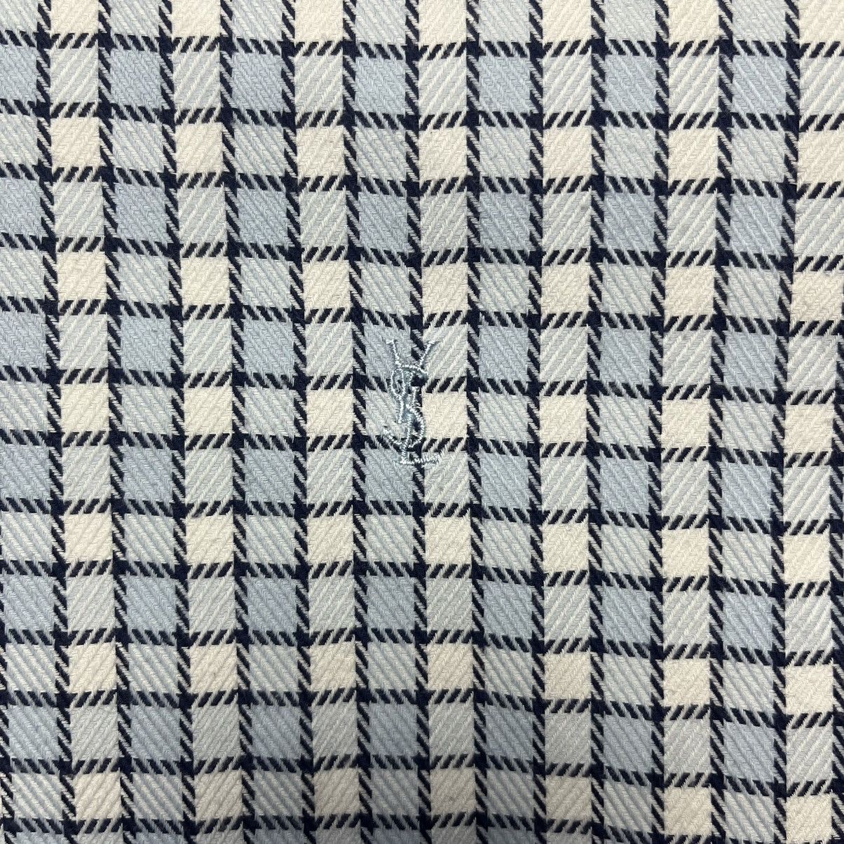 Yves Saint Laurent Yves Saint Laurent Checkered Shirt Button Up Long Sleeve Size US M / EU 48-50 / 2 - 2 Thumbnail
