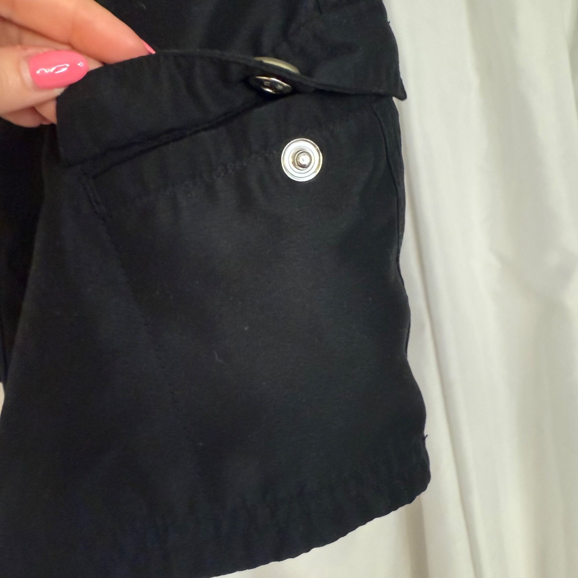 Nike Nike Swim Black Womens Board Shorts With White Drawstring Si Size 30" / US 8 / IT 44 - 8 Thumbnail
