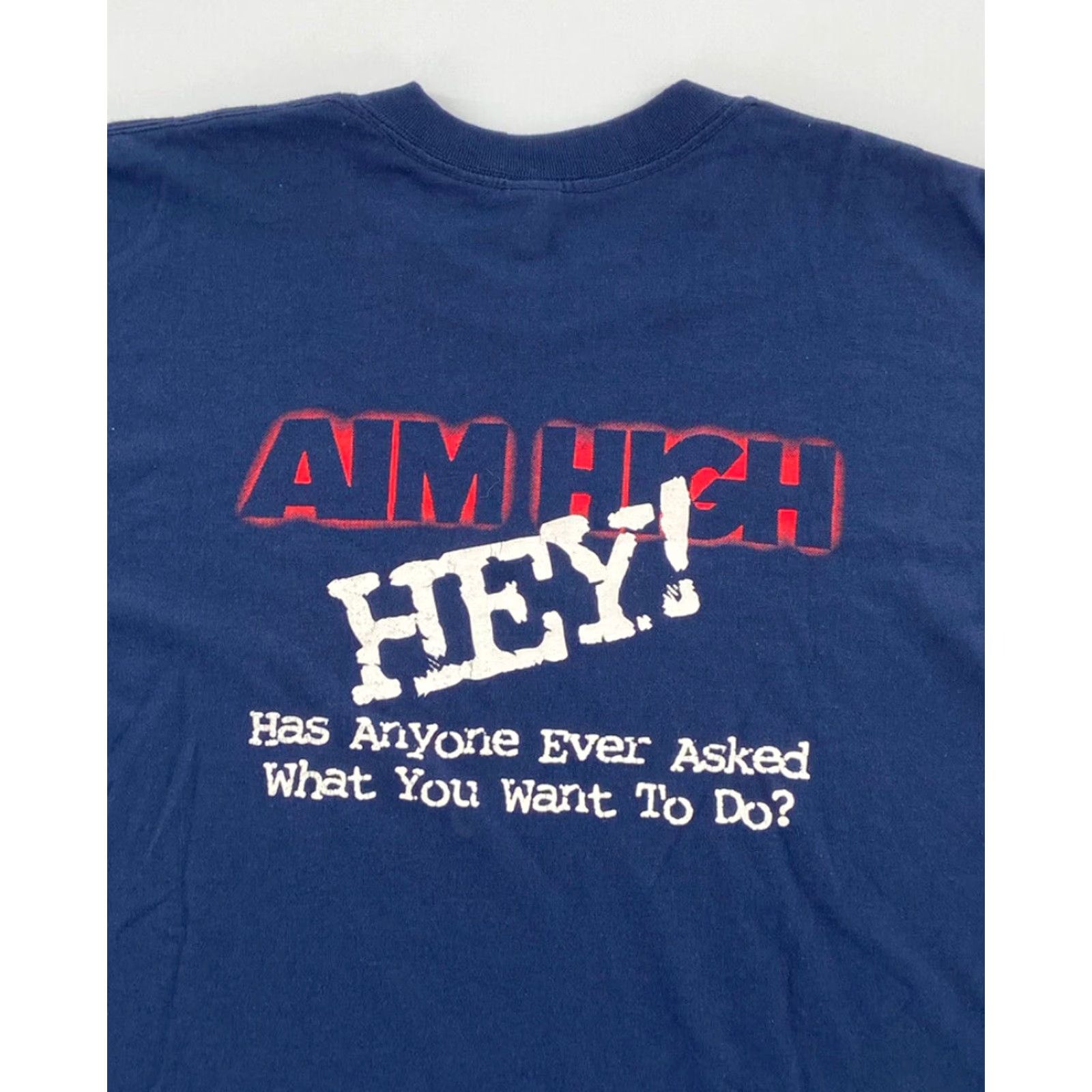 Vintage VINTAGE US Air Force Shirt XL Navy Blue Single Stitch Military Graphic Tee Mens Size US XL / EU 56 / 4 - 4 Thumbnail