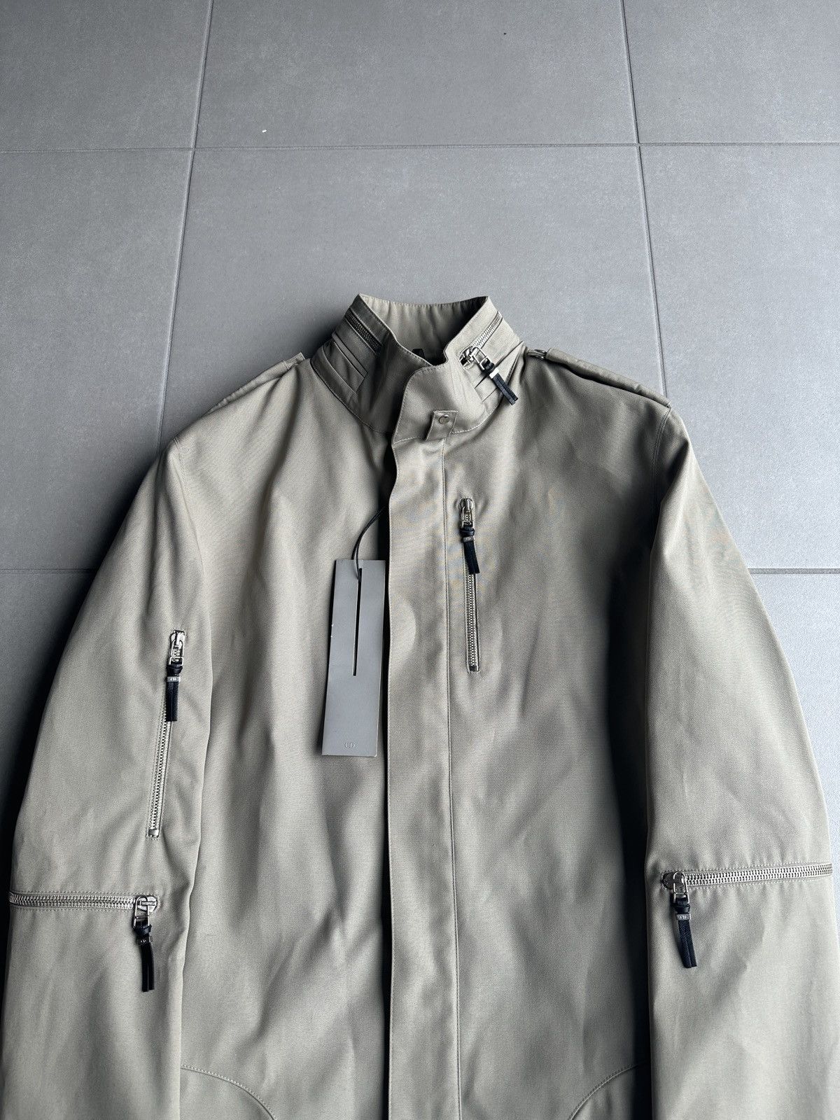 Dior × Hedi Slimane Dior Homme SS03 “Follow me” belted rider moto jacket Size US M / EU 48-50 / 2 - 3 Thumbnail