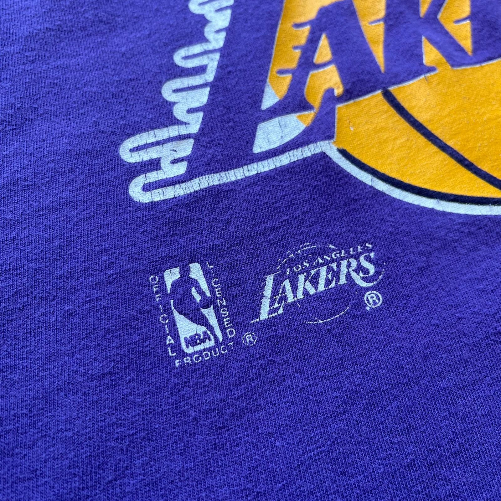 Nutmeg Vintage Nutmeg Los Angeles Lakers Graphic Tee L Size US L / EU 52-54 / 3 - 6 Thumbnail