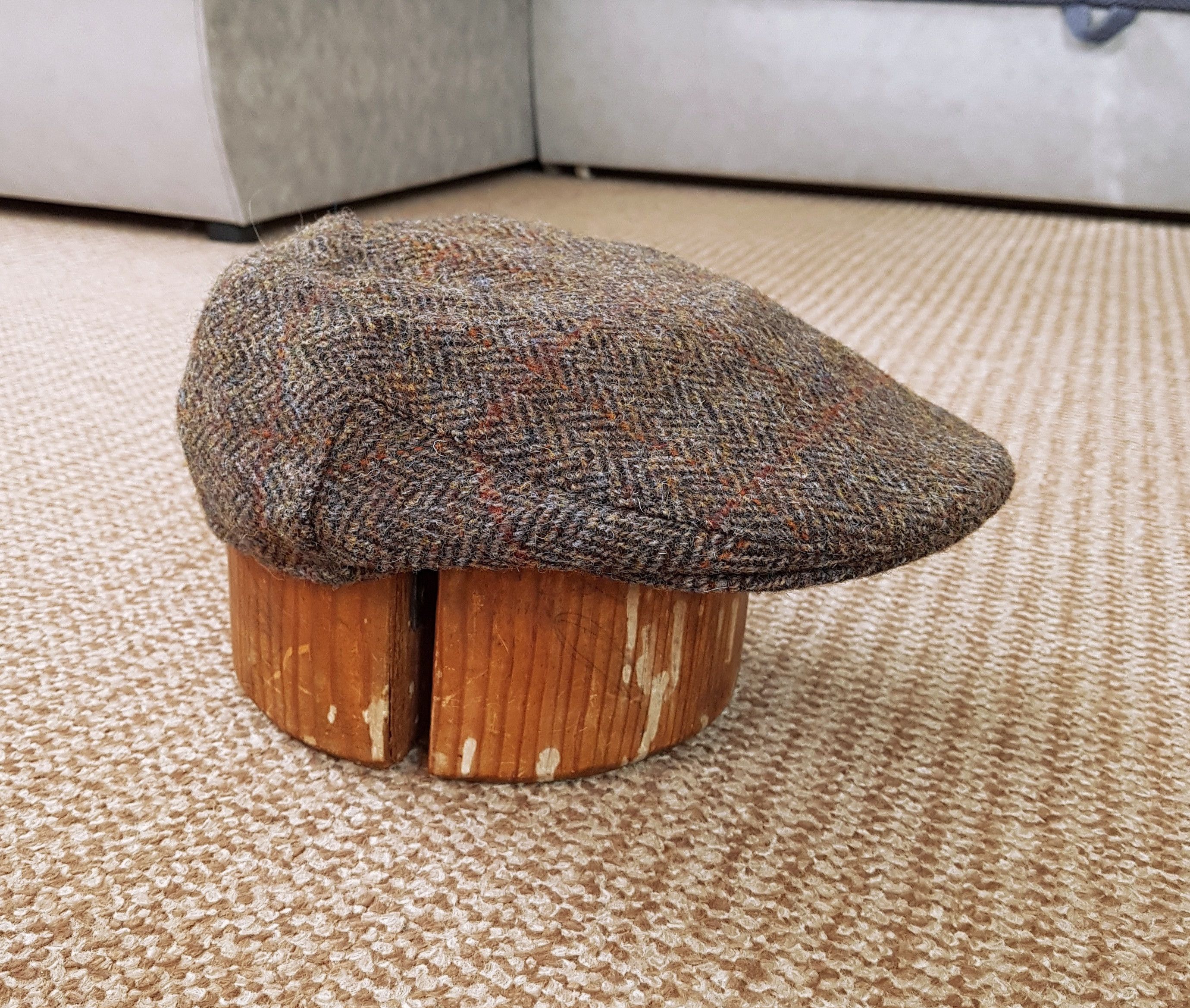 Harris Tweed Harris Tweed Peaky Blinders Centenary Label Wool Hat Cap Size 40 - 2 Thumbnail