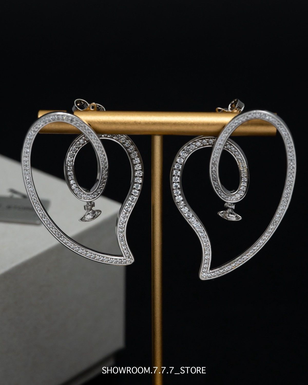 Vivienne Westwood Vivienne Westwood Sosanna Large Earrings Size ONE SIZE - 4 Thumbnail