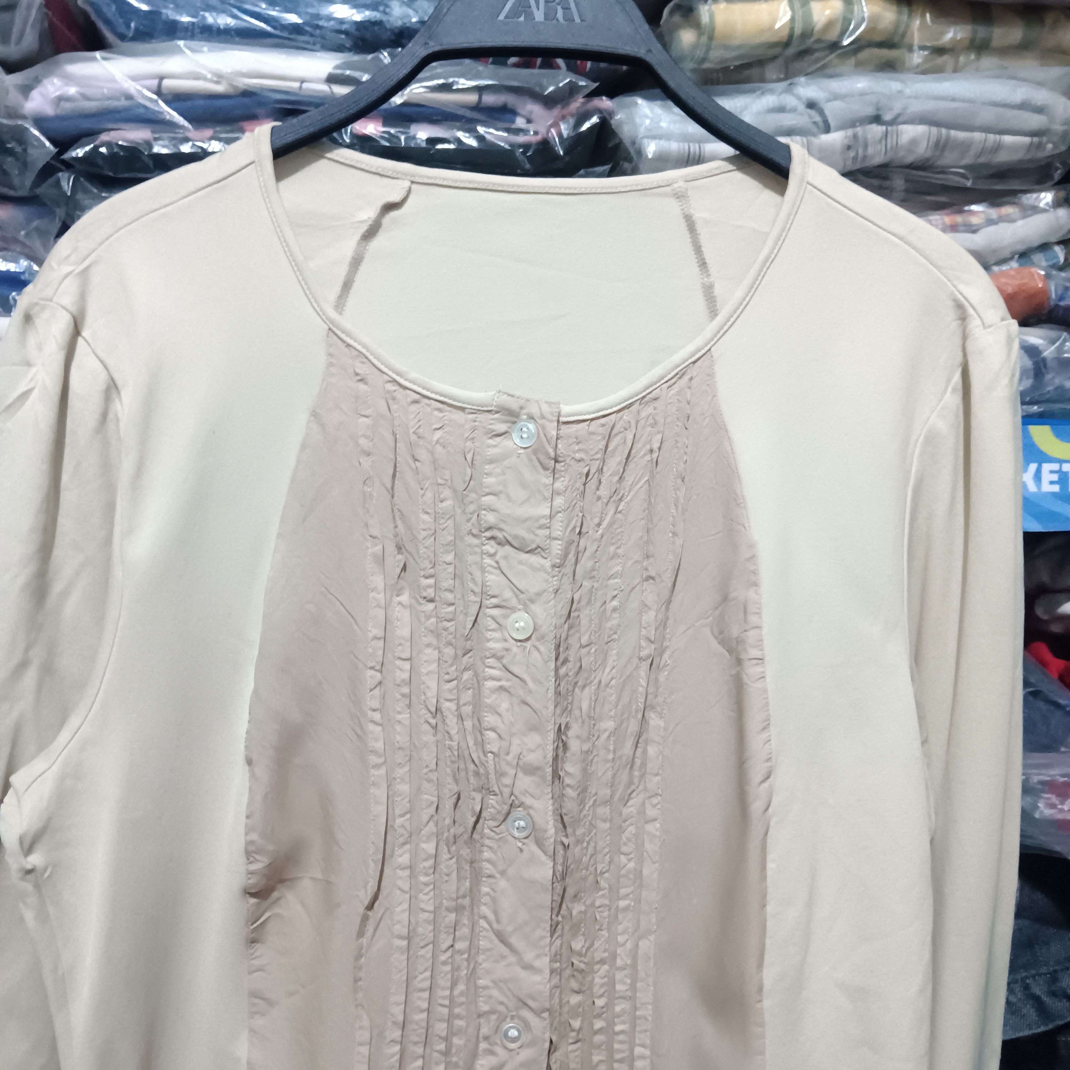 Final Home Vintage Kosuke Tsumura long sleeve womenshirt Size L / US 10 / IT 46 - 2 Thumbnail