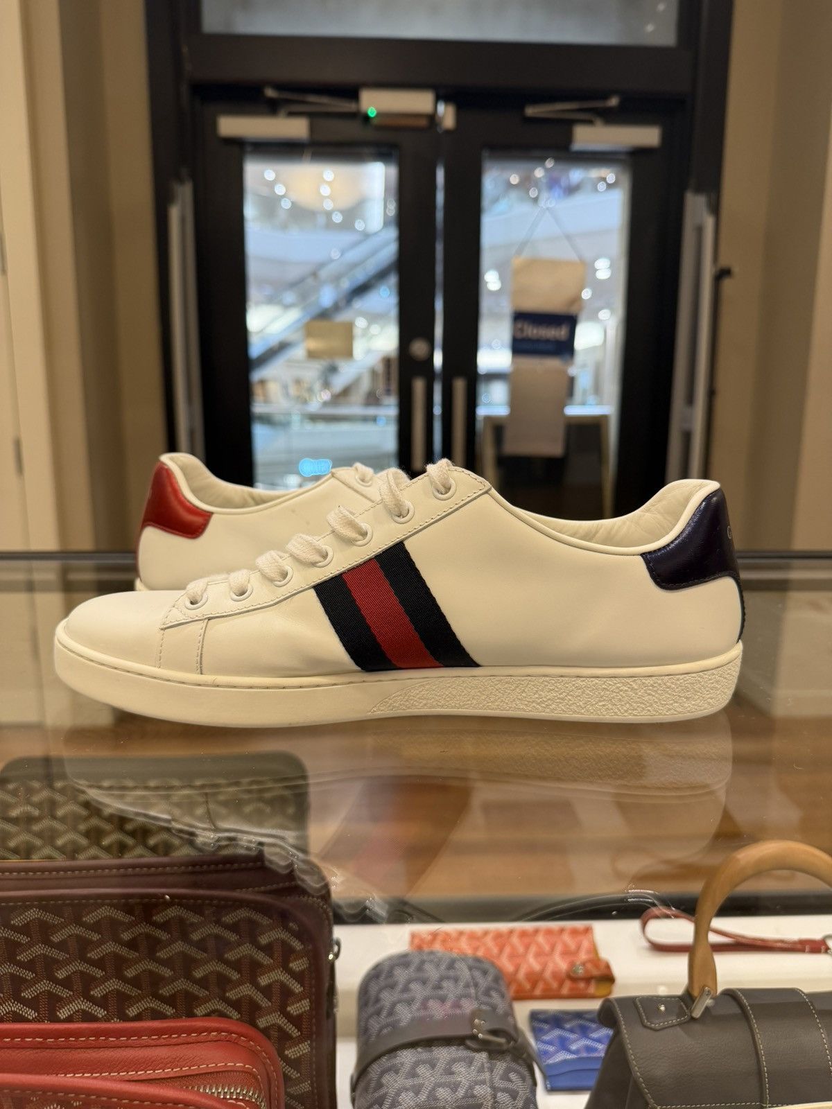 Gucci Gucci Ace Leather Sneaker “Loved” - White Size US 7.5 / EU 40-41 - 3 Thumbnail