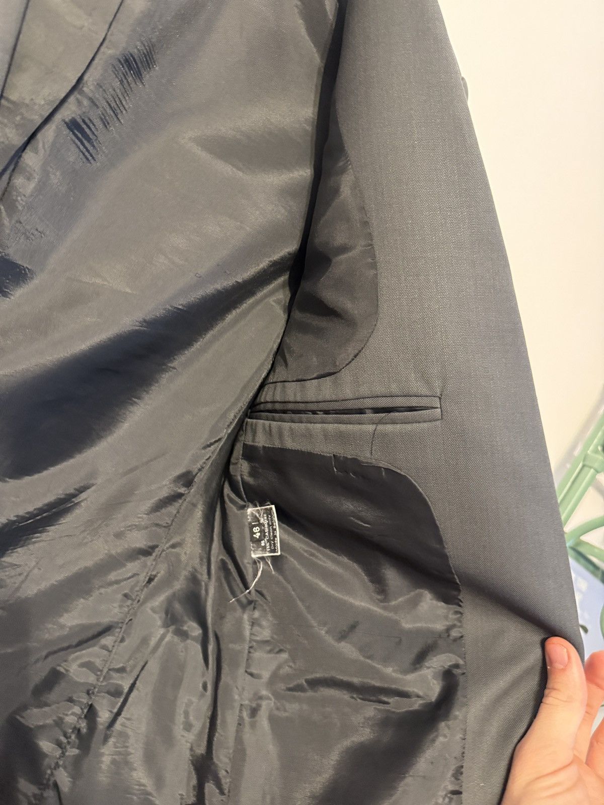 Raf Simons Raf Simons Peeked Lapel Blazer Size 46R - 3 Thumbnail