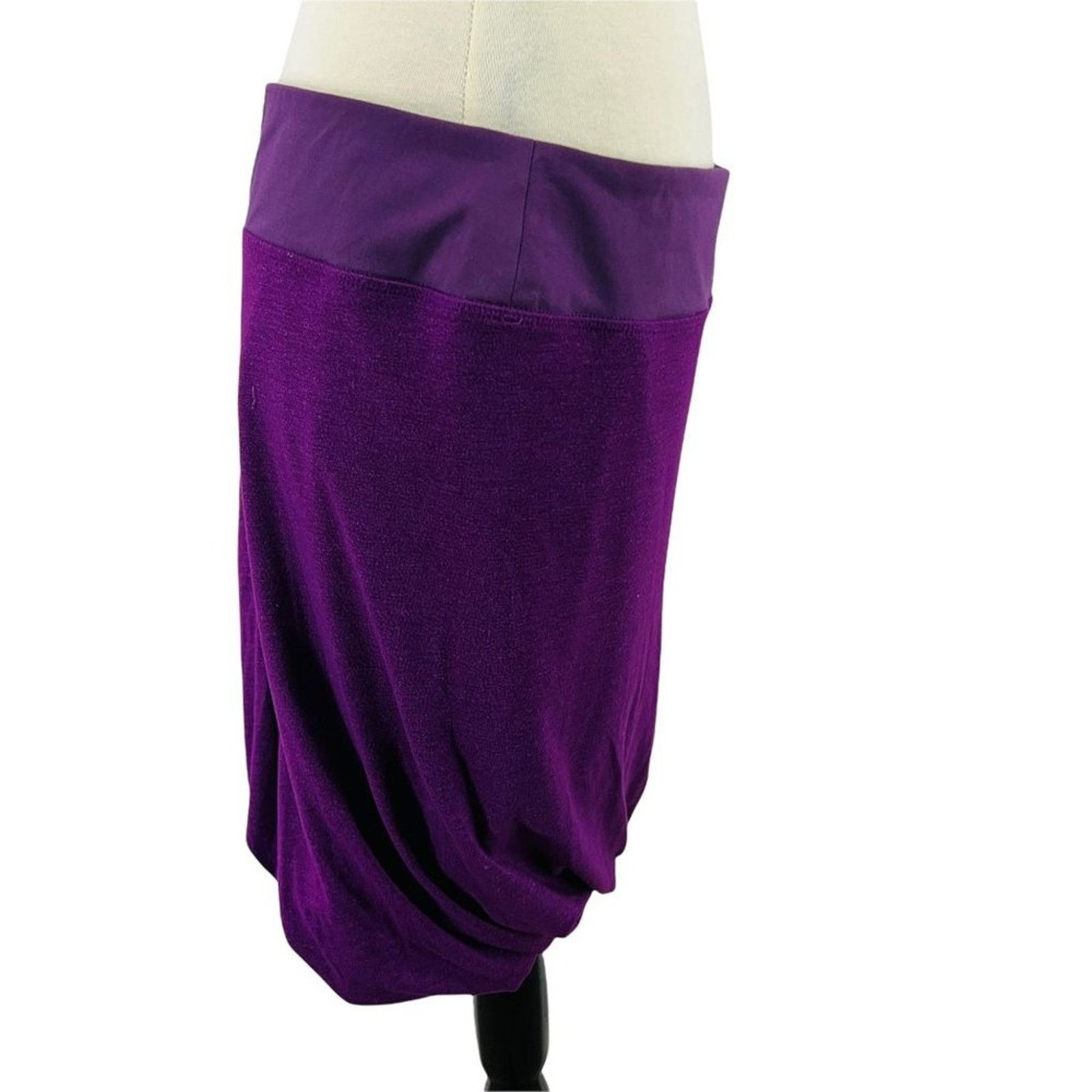 Athleta Athleta Twist It Bubble Purple Skirt Mini Stretchy Athleisur Size 33" - 2 Thumbnail