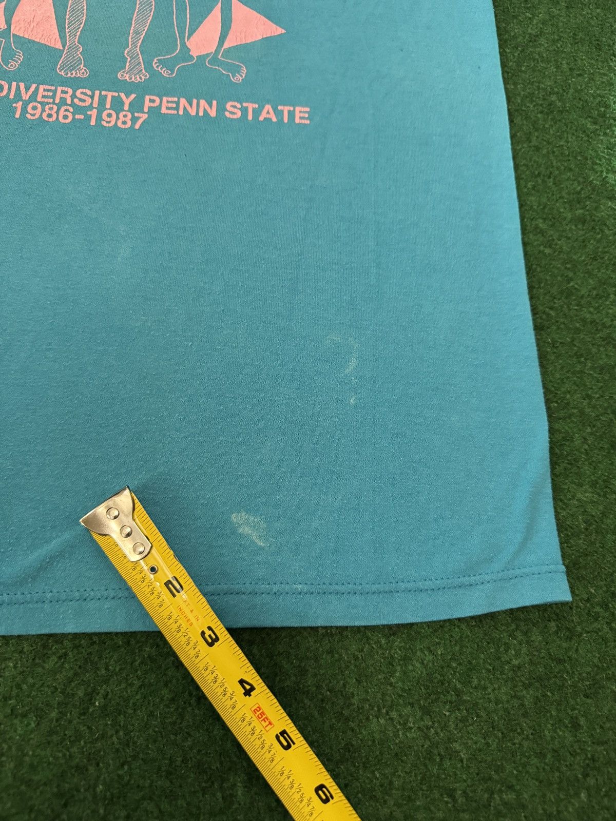 Velva Sheen Vintage 80s Penn State Orientation Jams Diversity T Shirt Size US L / EU 52-54 / 3 - 9 Thumbnail