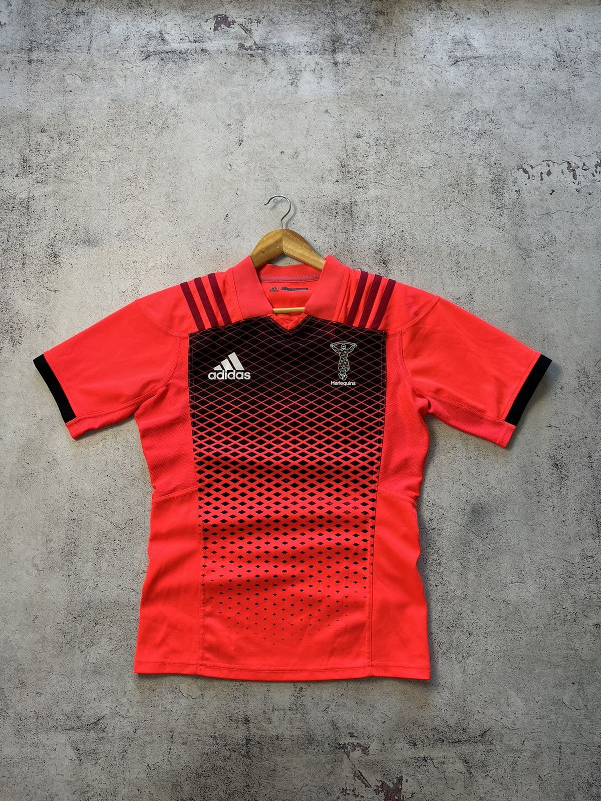 Adidas adidas HARLEQUINS Soccer Jersey Training Rugby Shirt 2017/18 Size US M / EU 48-50 / 2 - 2 Thumbnail
