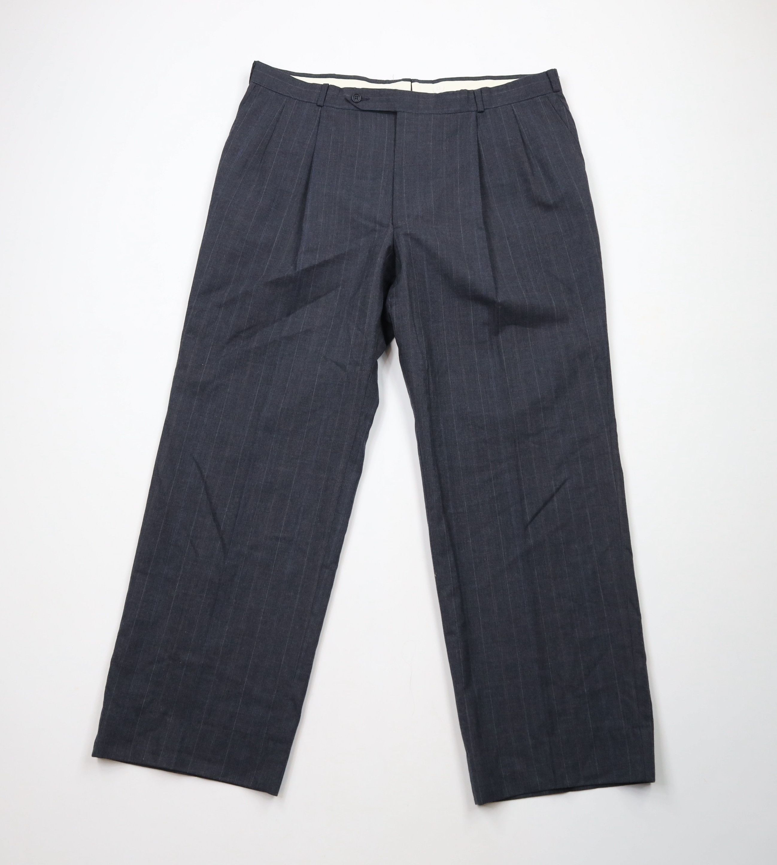 Vintage Vintage 70s Streetwear Striped Bell Bottoms Chino Pants Size US 38 / EU 54 - 1 Thumbnail
